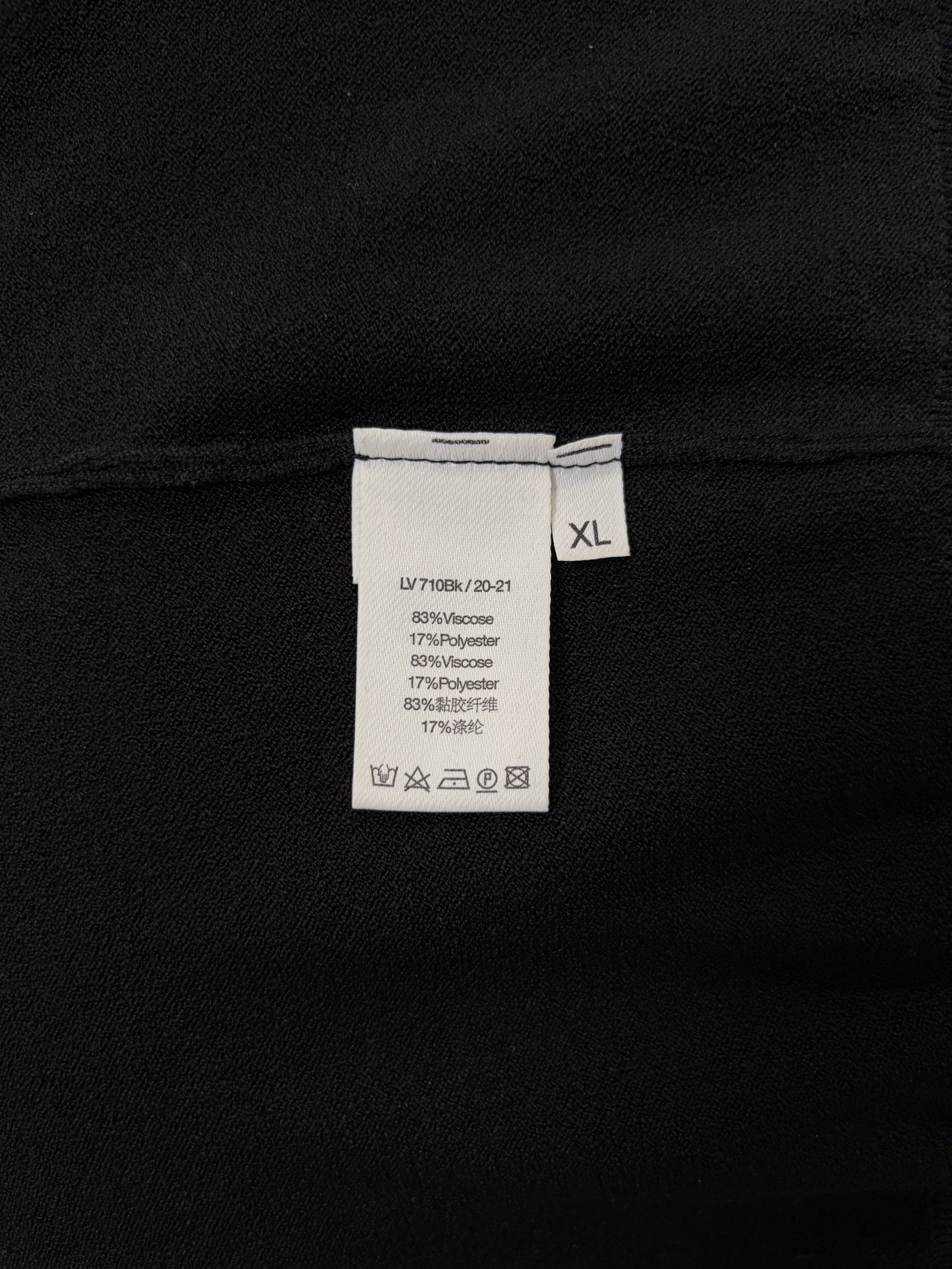 Louis Vuitton LOUIS VUITTON Uniforms Sweater Viscose Zipper Detail Knit Size XL / US 12-14 / IT 48-50 - 10 Thumbnail