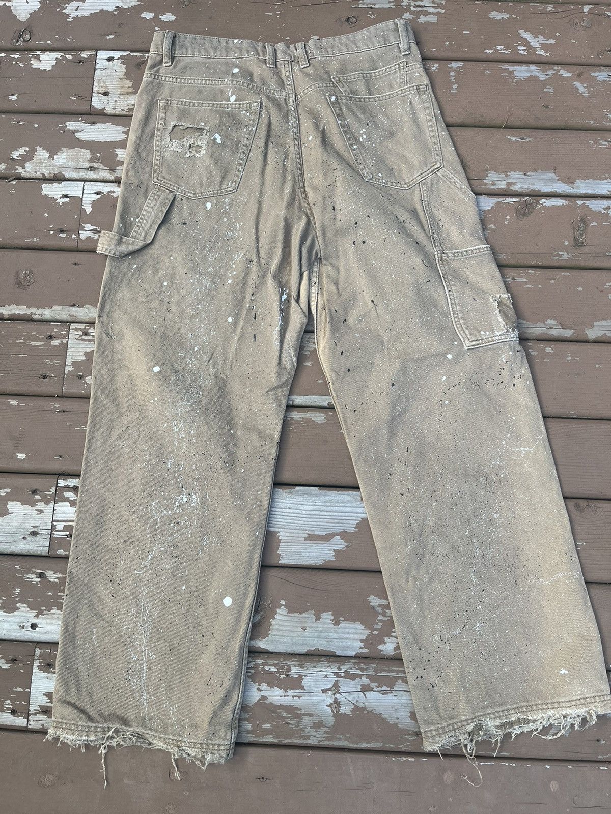 Vintage Vinage denim double knee custom Size US 32 / EU 48 - 7 Thumbnail