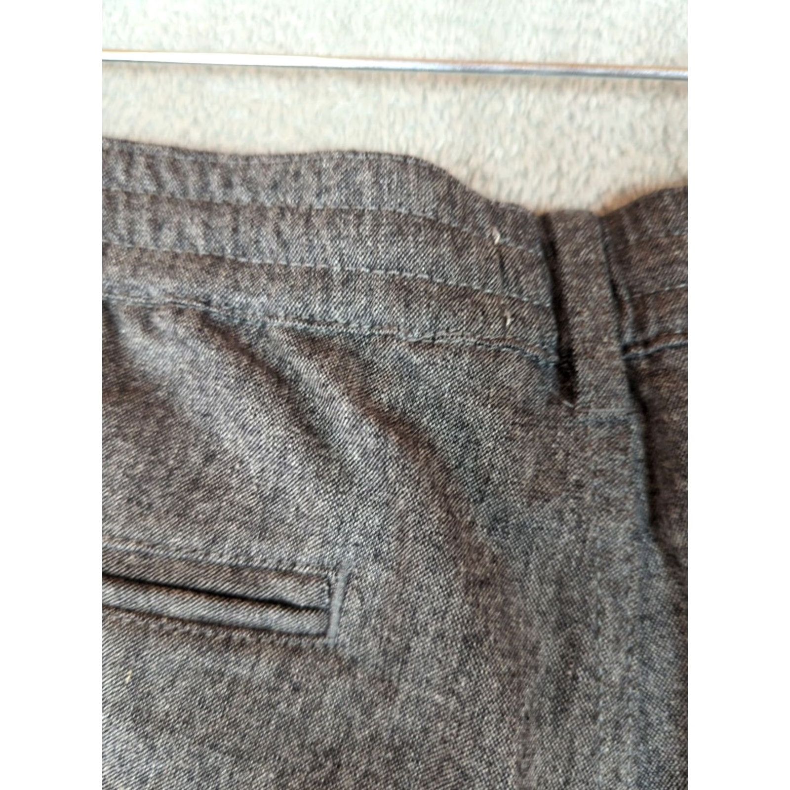 Taylor Stitch Taylor Stitch Mens Wool Pant 35 Gray Wool Blend Stretch Slim Drawstring Office Chino Slim Straight Size US 35 - 5 Thumbnail