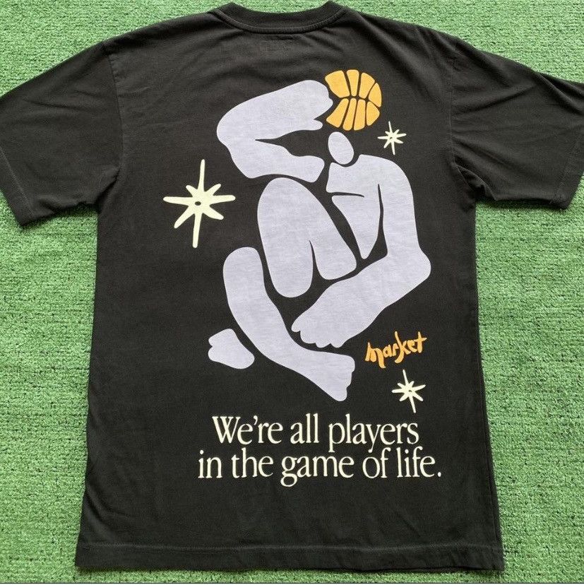 Market Market Game Of Life Double Sided Basketball T-Shirt Medium Size US M / EU 48-50 / 2 - 1 Thumbnail