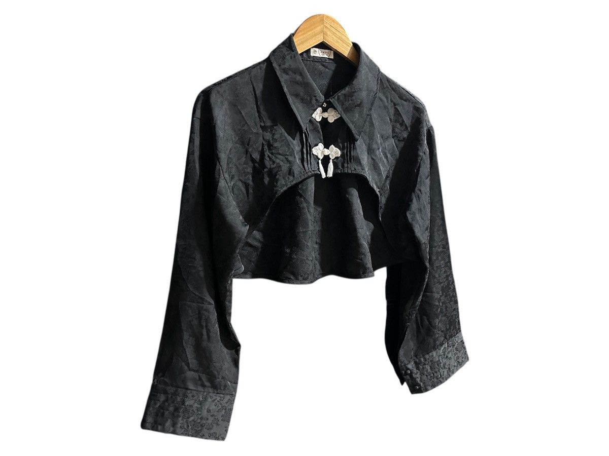 Japanese Brand 🔥Y2K Vintage Axes Femme Cropped Bolero Chinese Shirt Size M / US 6-8 / IT 42-44 - 1 Thumbnail