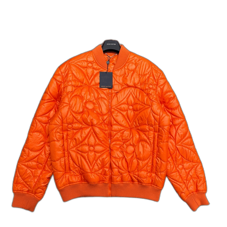Louis Vuitton Louis Vuitton Orange Quilted Jacket-zp | Grailed