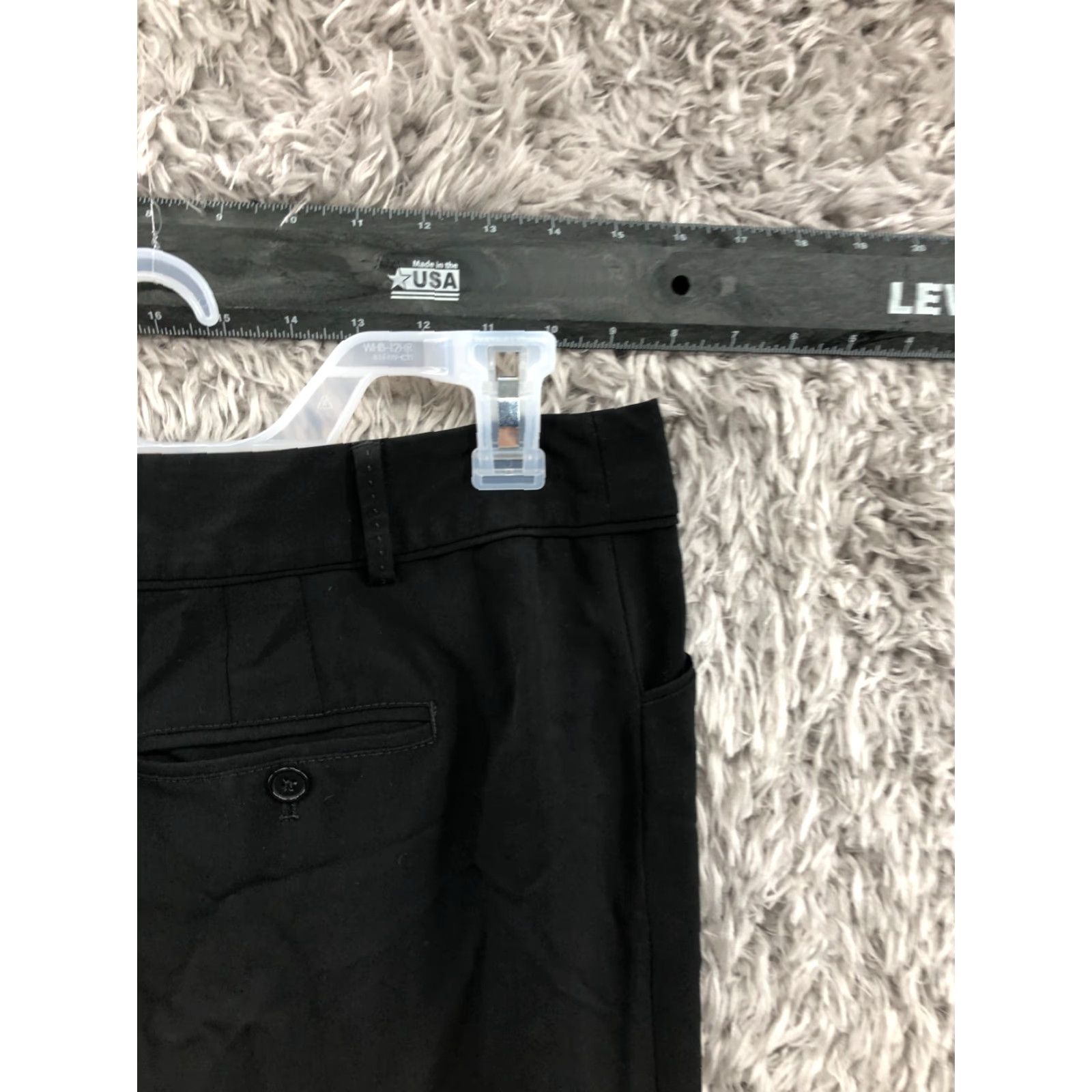 White House Black Market White House Black Market Black Pants Size 6 Womens Mid Rise Wide-Leg Slack Pants Size 28" / US 6 / IT 42 - 6 Thumbnail
