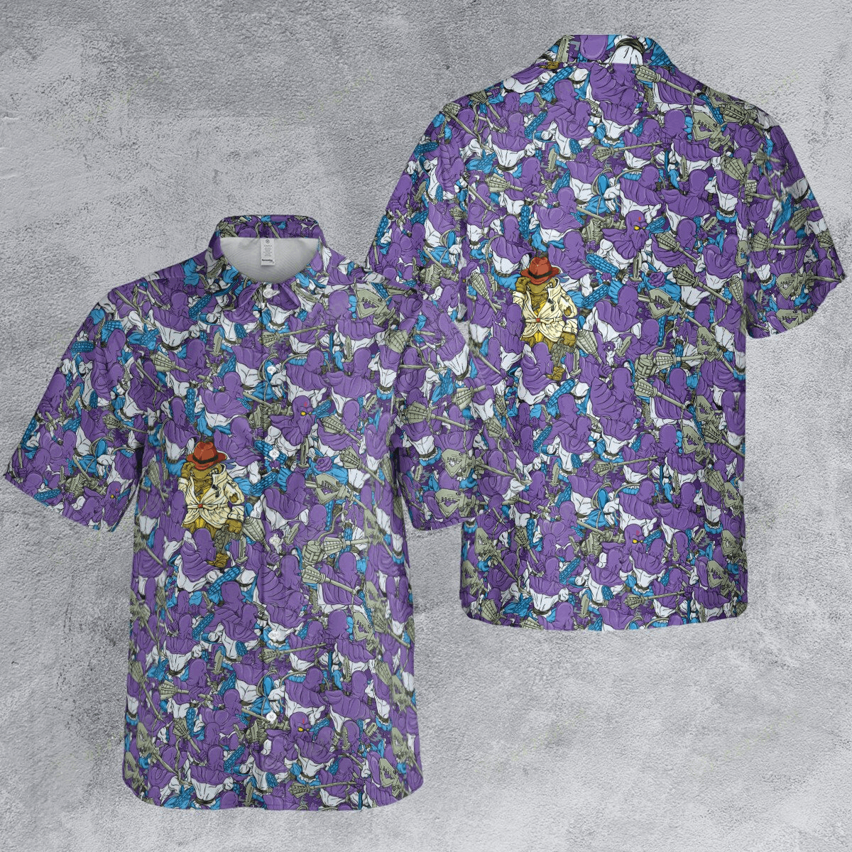The Unbranded Brand Ninja Turtles Button Down Shirt Size US S / EU 44-46 / 1 - 4 Thumbnail