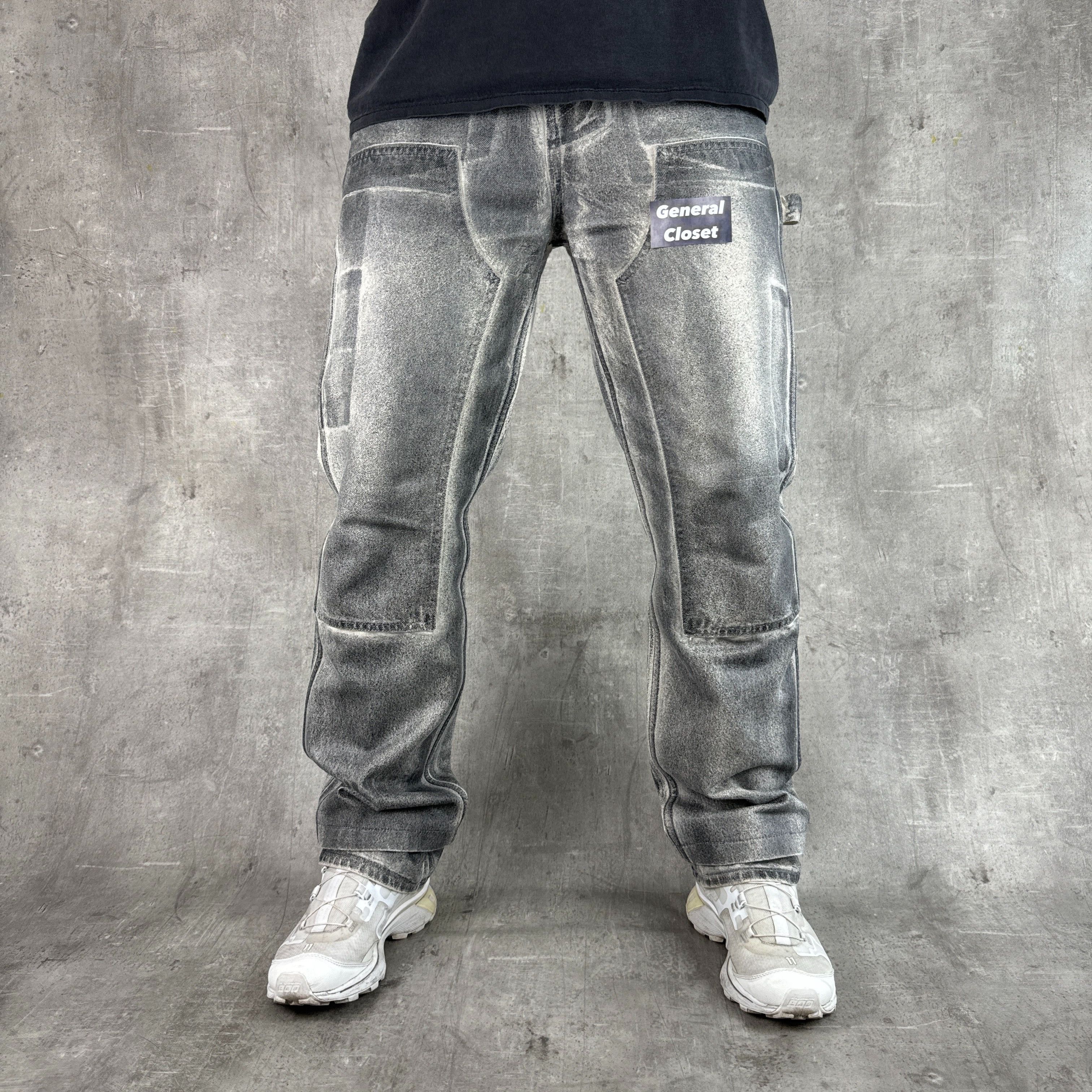 Helmut Lang HELMUT LANG Masc Lo Waxed Double Knee Carpenter Jeans Size US 30 / EU 46 - 2 Thumbnail