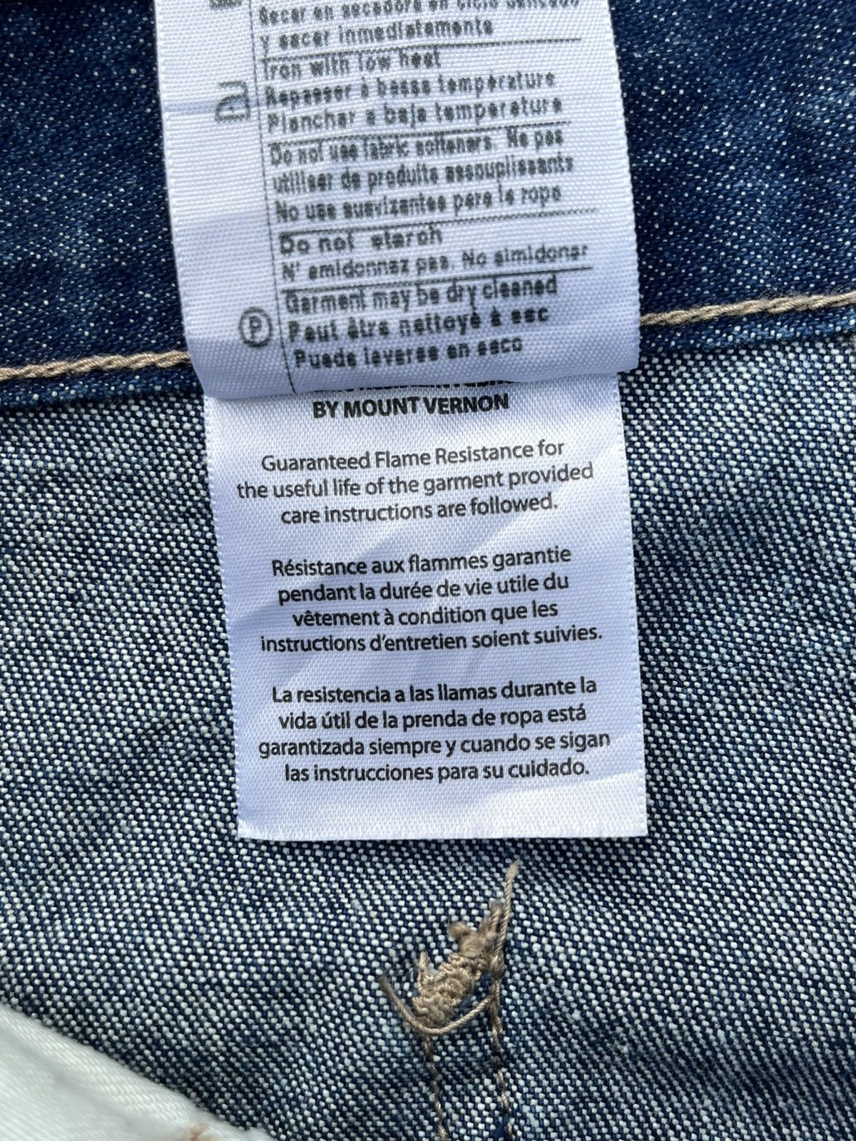 Carhartt FLAME RESISTANT CARHARTT DENIM 🔥 Size US 32 / EU 48 - 9 Thumbnail