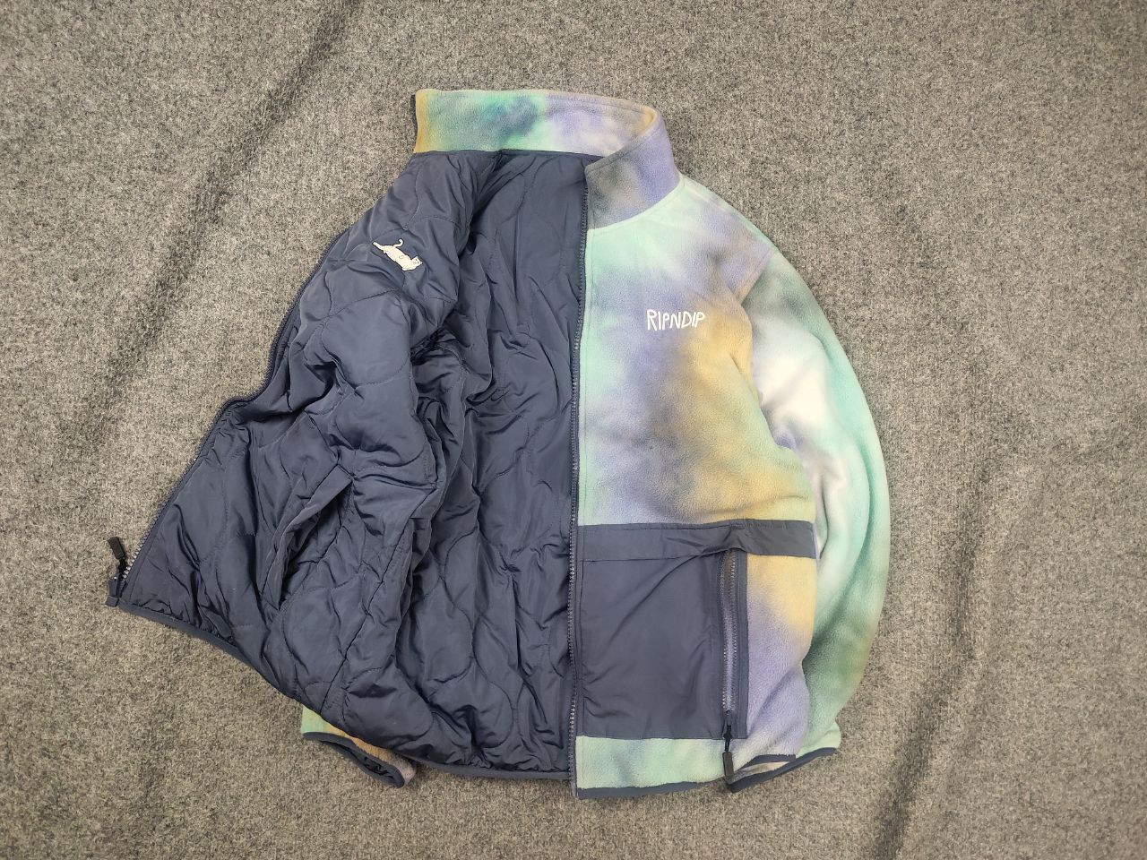 RIPNDIP RipNDip Castanza Reversible Brushed Fleece Quilted Jacket Size US M / EU 48-50 / 2 - 1 Thumbnail