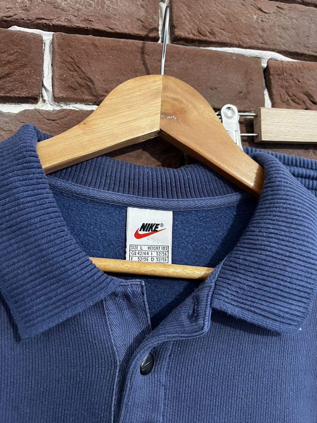 Nike Rare 90s Vintage Nike Swoosh Logo Sweat Set Pants Crewneck L Size US L / EU 52-54 / 3 - 4 Thumbnail