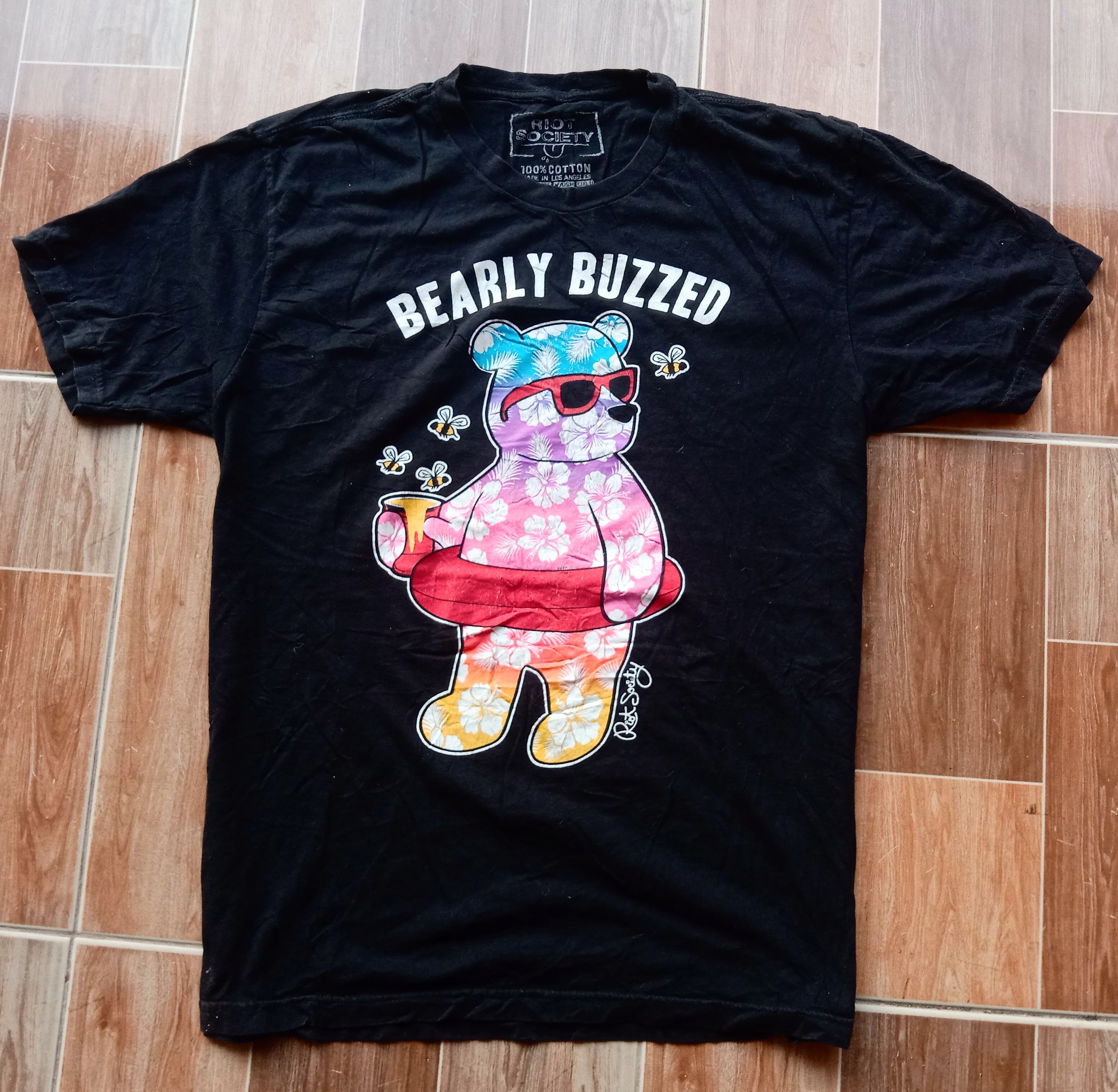 Riot Society Riot Society Bearly Buzzed Tee Size US L / EU 52-54 / 3 - 1 Thumbnail