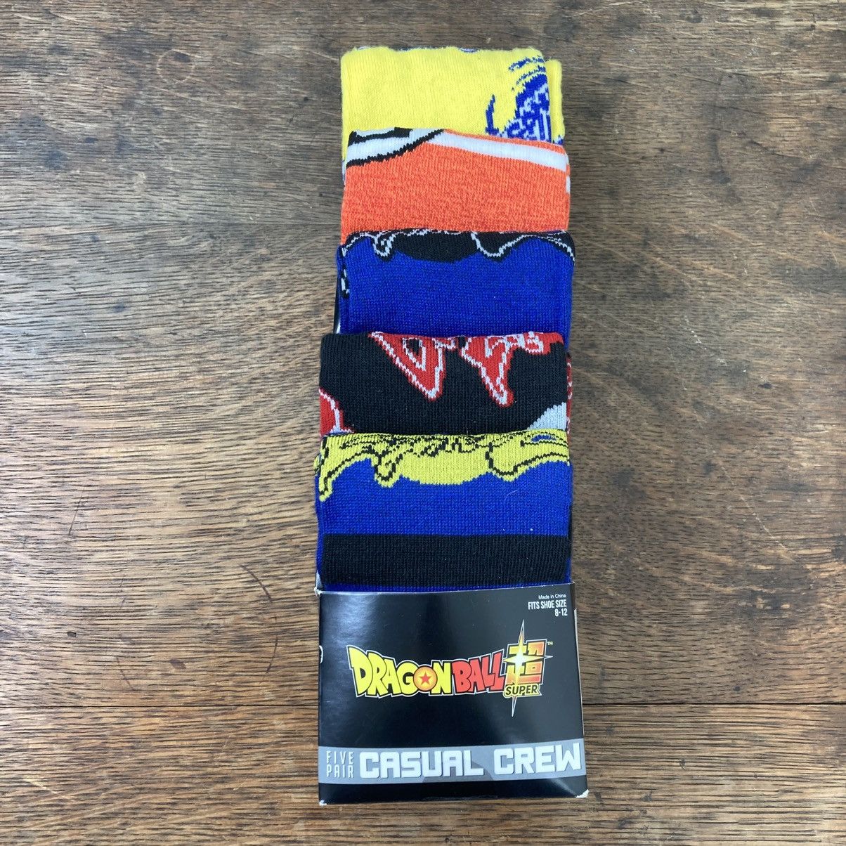Other Dragonball Z Super Goku Vegeta Crew Socks 5-Pair Size ONE SIZE - 1 Thumbnail