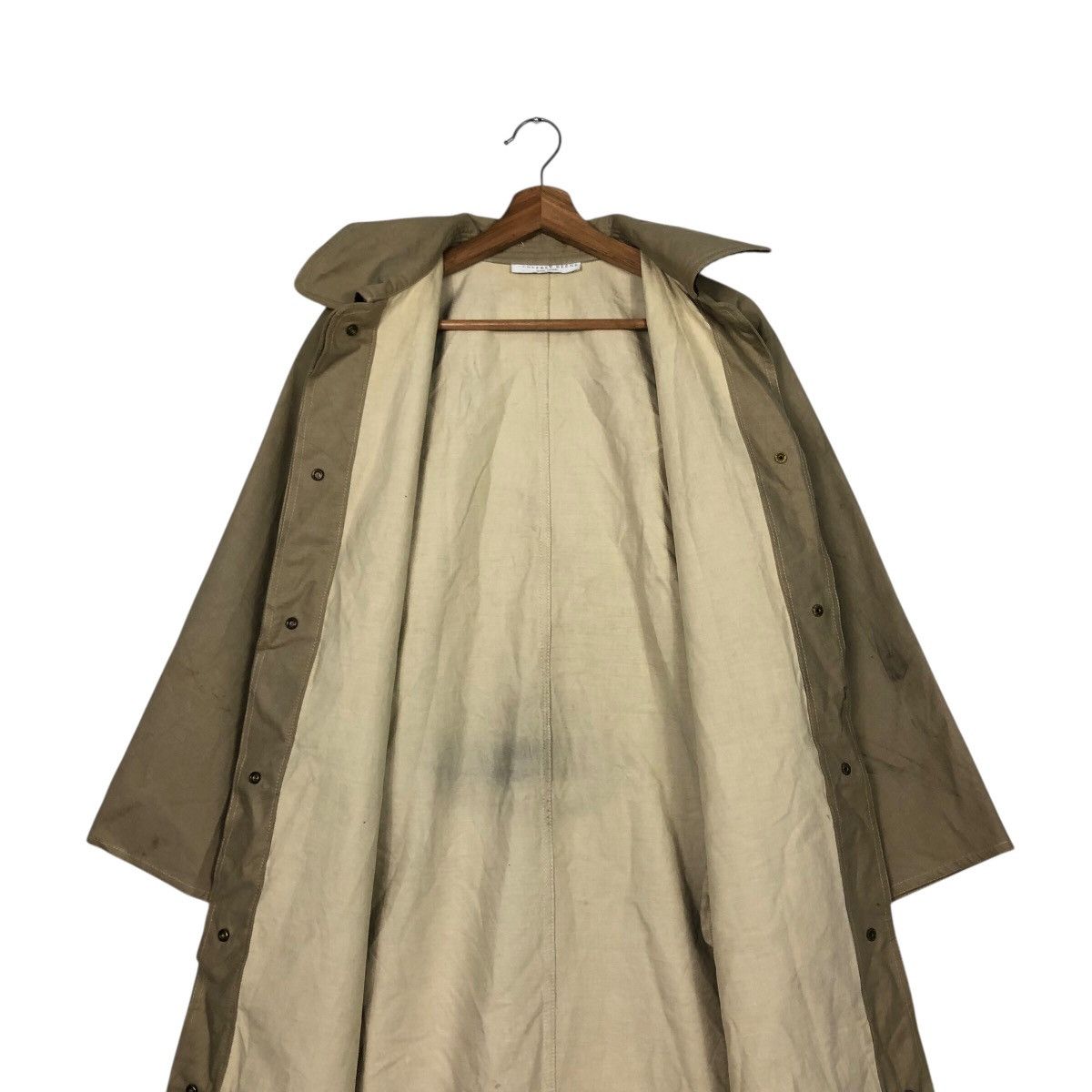 Geoffrey B. Small 📌Rich Brown Vintage Long Jacket Geoffrey Beene Size US M / EU 48-50 / 2 - 17 Thumbnail