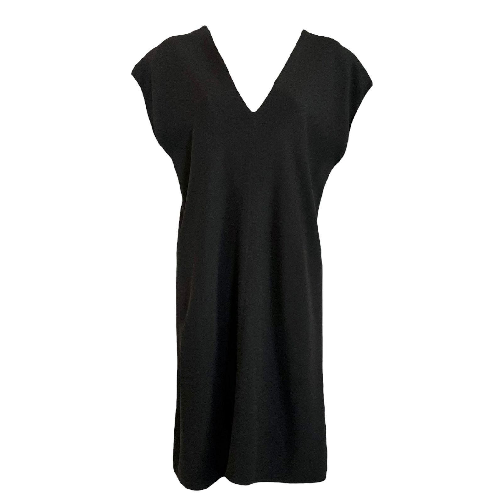The Row The Row Perry Black V-Neck Dolman-Sleeve Shift Dress Size XS / US 0-2 / IT 36-38 - 11 Thumbnail