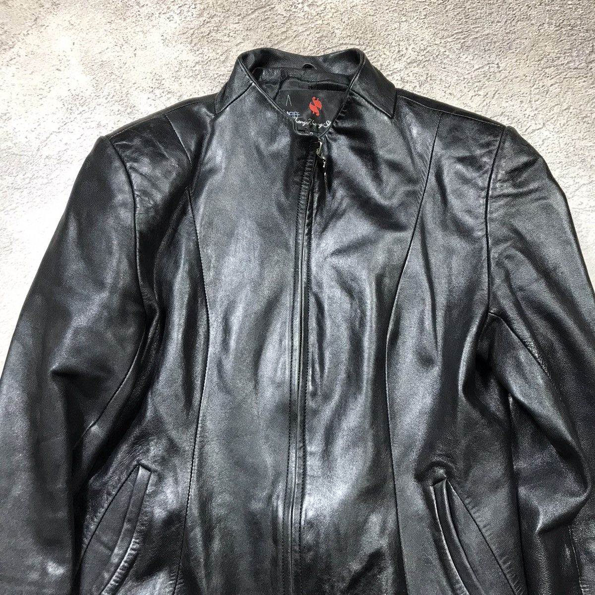 Vintage Vintage Y2K Black Leather Jacket Streetwear Grunge 90s M Size M / US 6-8 / IT 42-44 - 2 Thumbnail