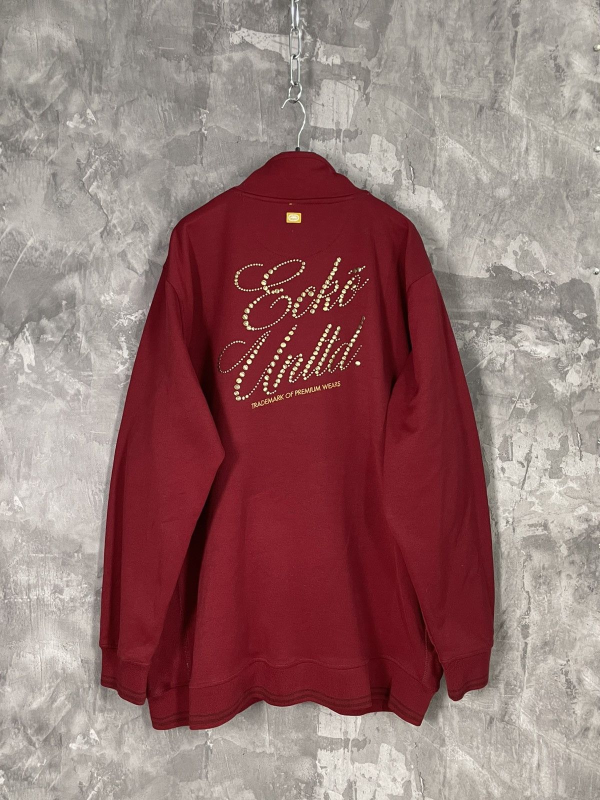 Ecko Unltd. × Vintage CRAZY BOXY ECKO UNLTD PRINTED ZIP UP Sweatshirt Y2K Size US XXL / EU 58 / 5 - 1 Thumbnail