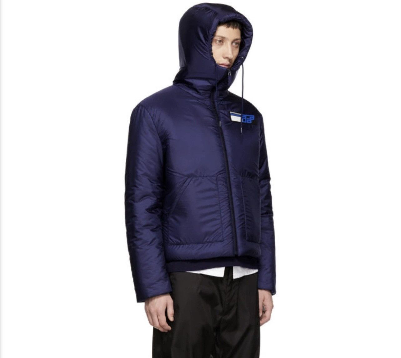 Prada Prada Blue Nylon Logo Jacket BNWT $1790 RETAIL Size US S / EU 44-46 / 1 - 4 Thumbnail