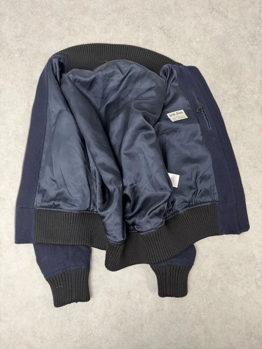 Acne Studios AW2007 Acne Studios Navy Wool Jacket Size US S / EU 44-46 / 1 - 9 Thumbnail