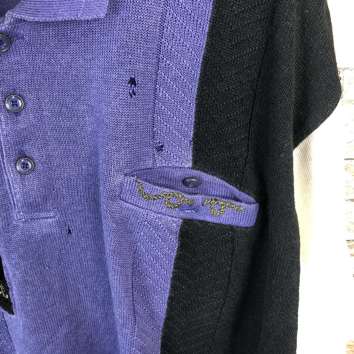 Japanese Brand Padova Purple vintage Polos #A821 Size US L / EU 52-54 / 3 - 9 Thumbnail