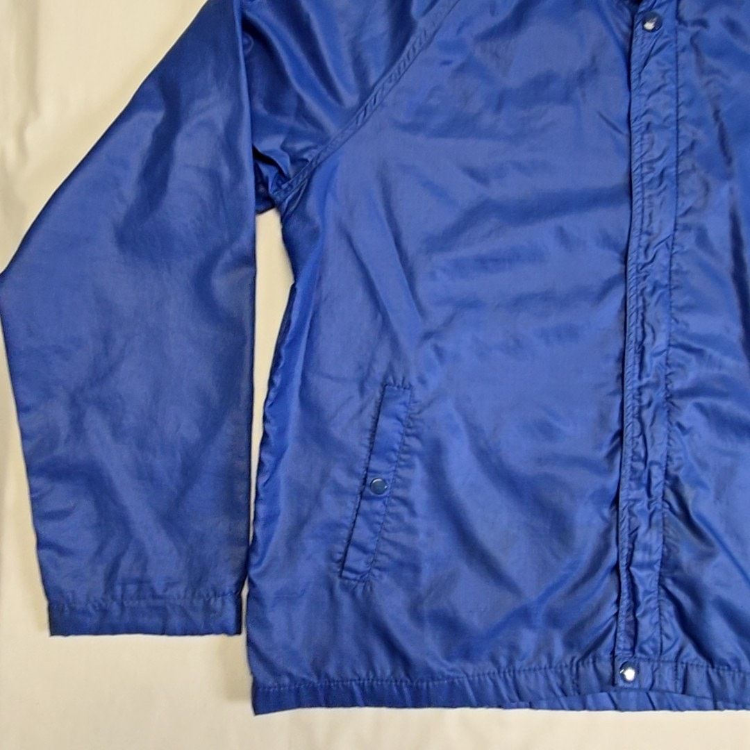 Sears Vintage Sears Hooded Windbreaker Blue L Jacket 80s Size US L / EU 52-54 / 3 - 3 Thumbnail