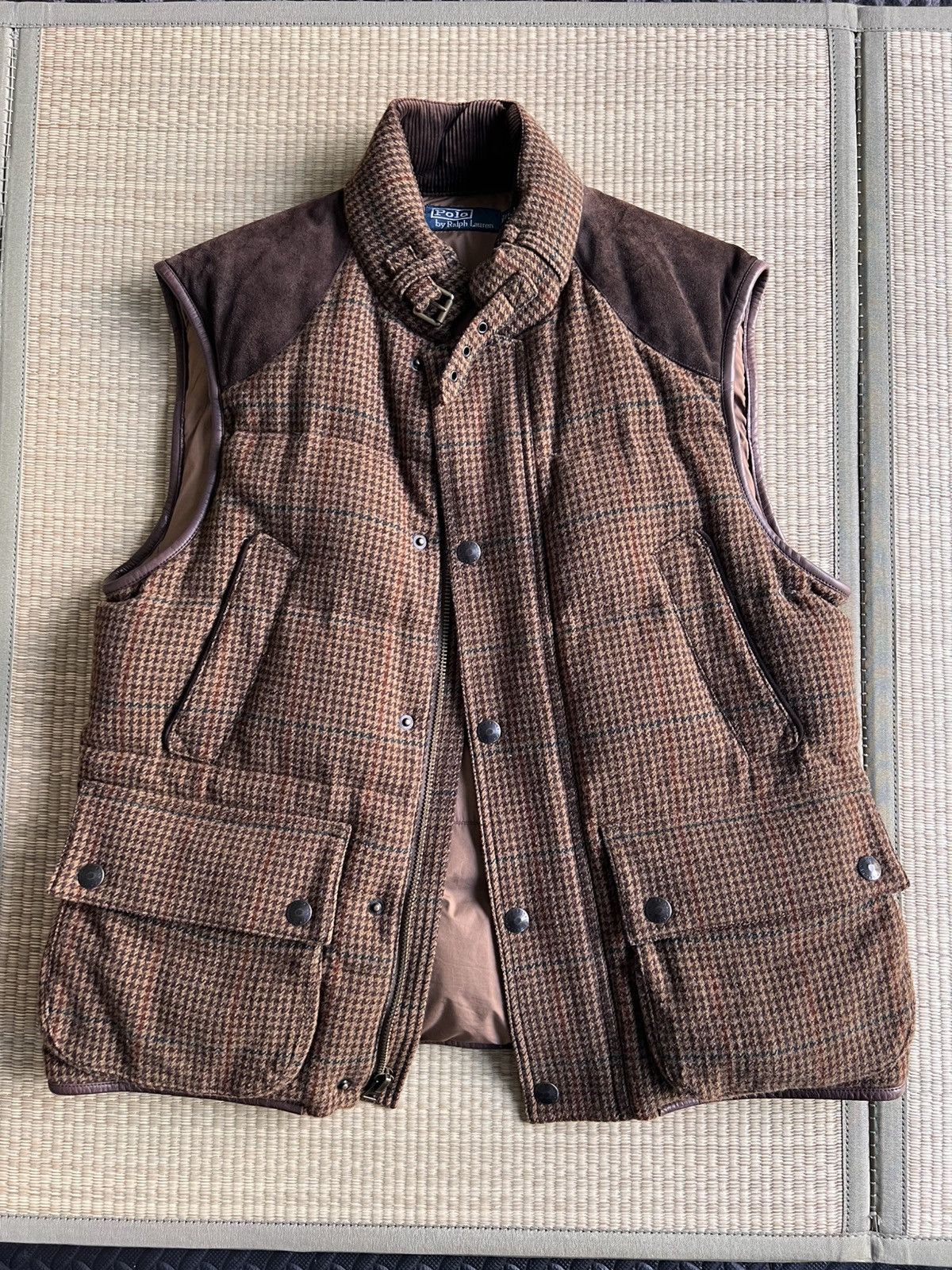 Polo Ralph Lauren Polo Ralph Lauren plaid wool down vest Size US L / EU 52-54 / 3 - 2 Thumbnail