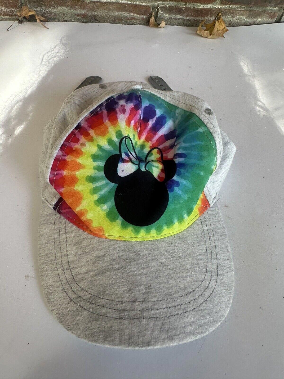 Disney Disney Minnie Mouse Tie Dye Baseball Hat Girls One Size Size ONE SIZE - 2 Thumbnail