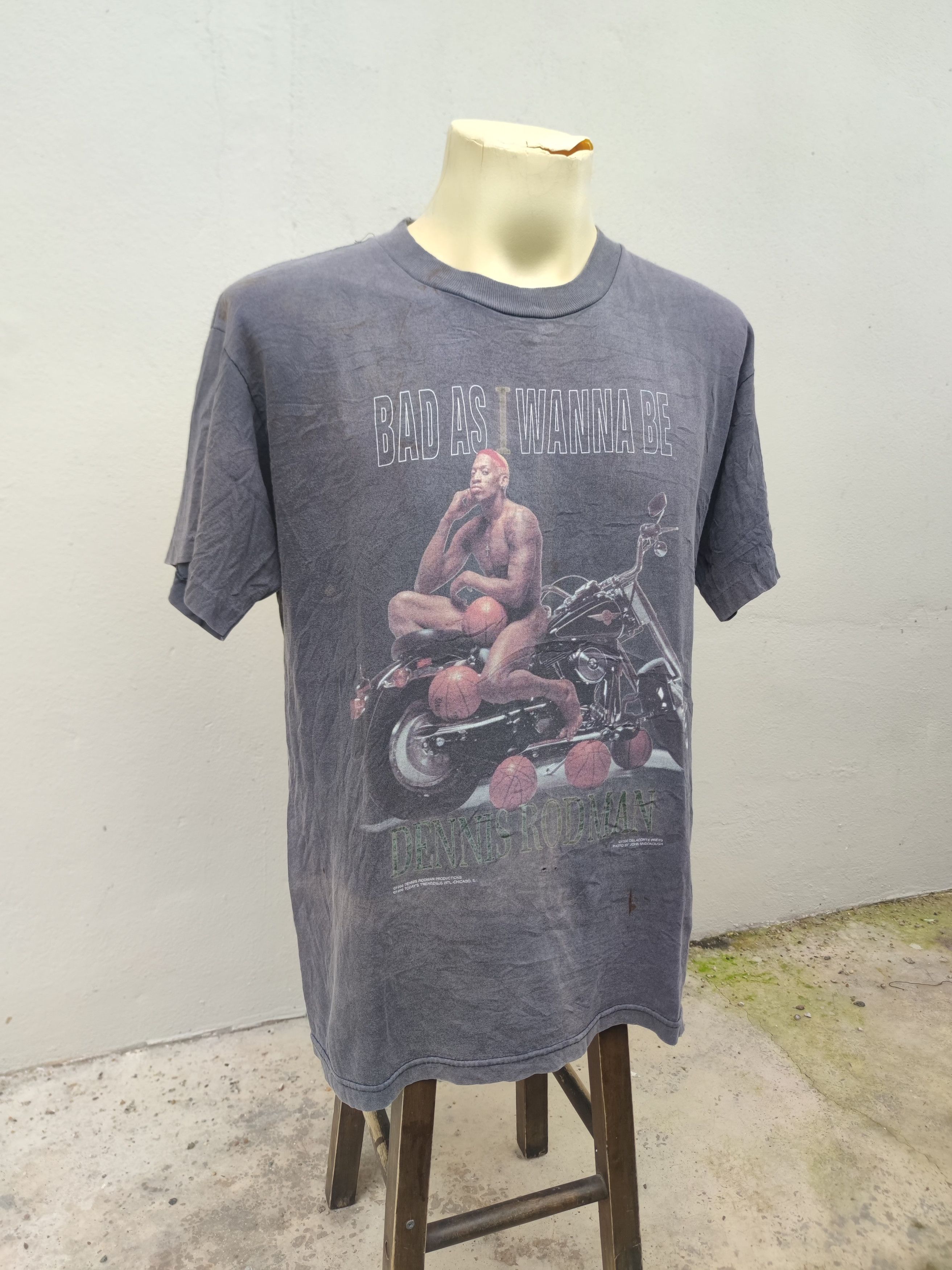 Vintage Vintage 1996 Dennis Rodman " Bad As I Wanna Be " Size US M / EU 48-50 / 2 - 2 Thumbnail