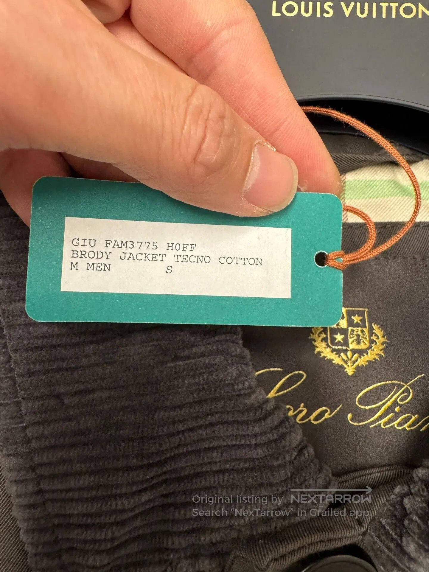 Loro Piana men's corduroy collar utility jacket. Size US M / EU 48-50 / 2 - 4 Thumbnail