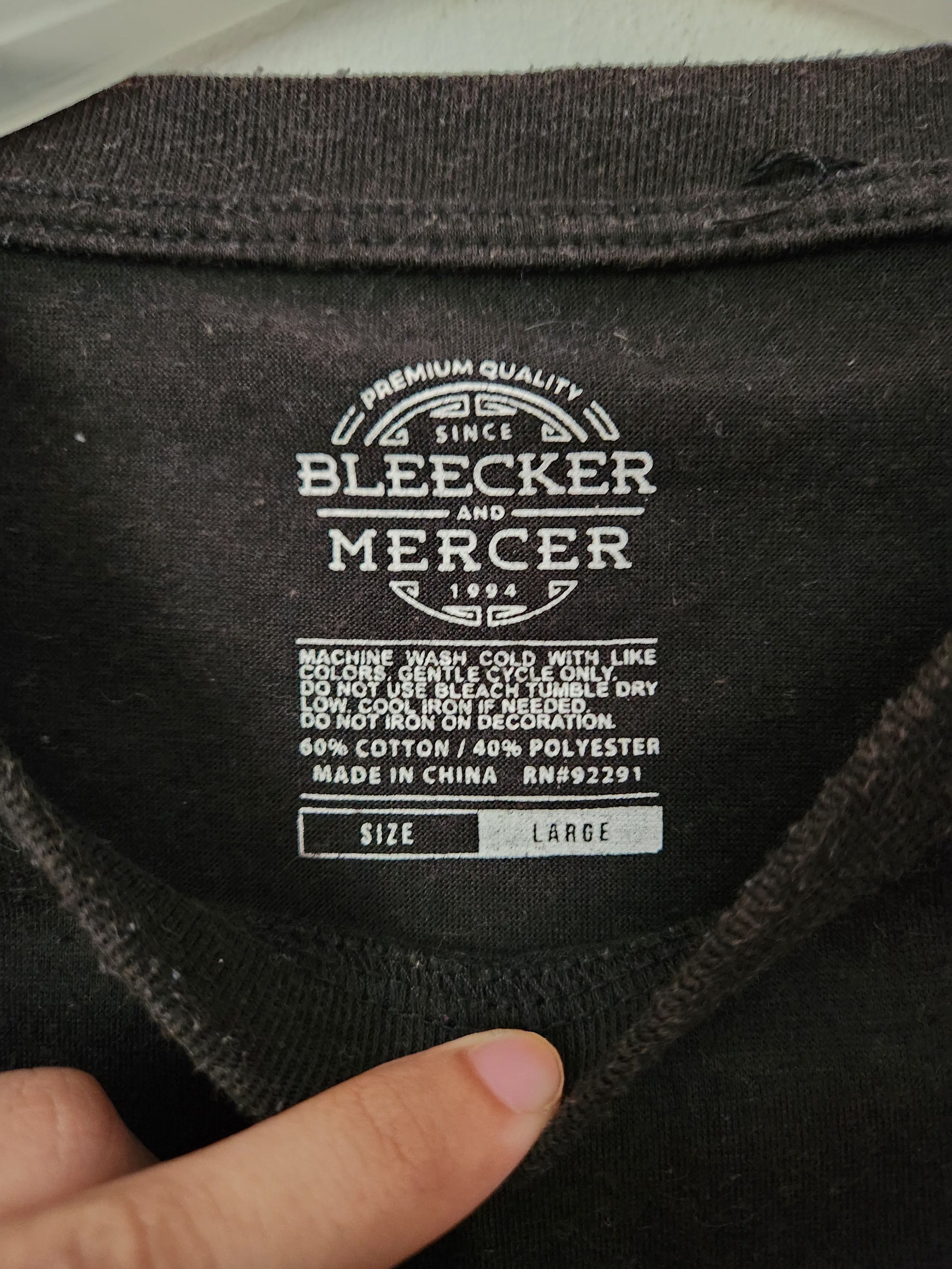 Other Ripped Black Tee B&M Size US M / EU 48-50 / 2 - 5 Thumbnail