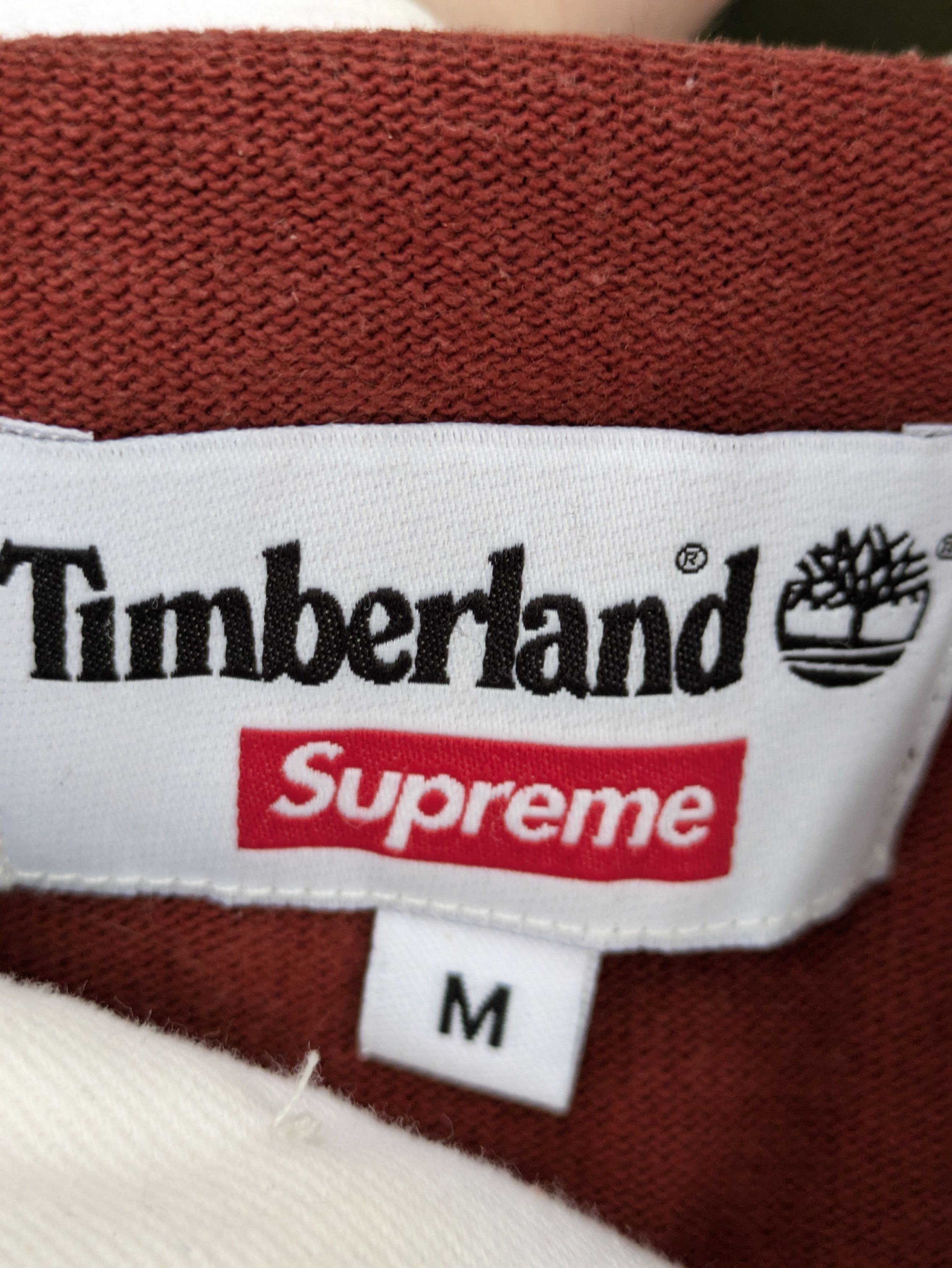 Supreme × Timberland Supreme x Timberland Rugby Shirt FW21 Size US M / EU 48-50 / 2 - 3 Thumbnail