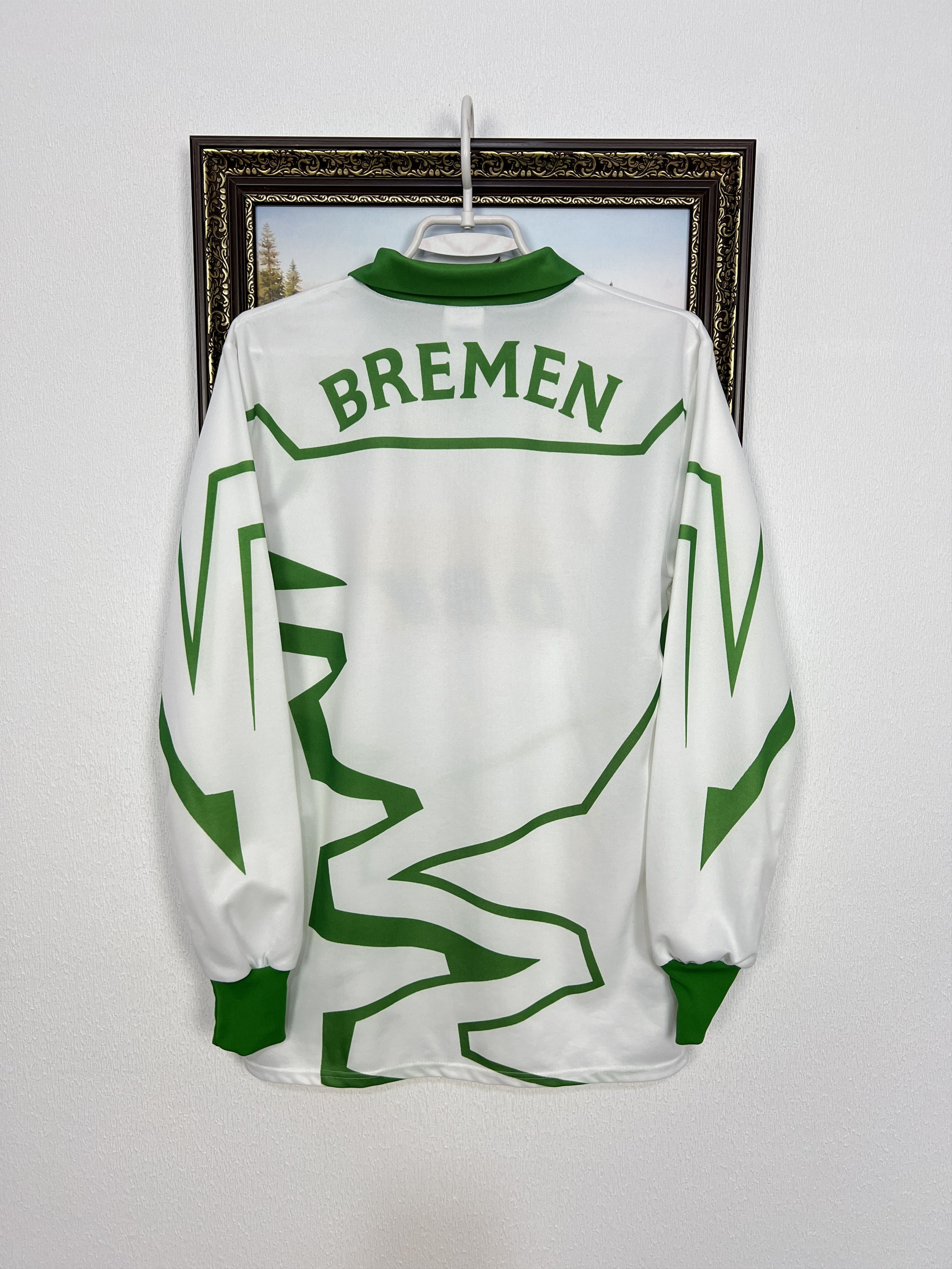 Puma Werder Bremen Home football shirt 1993 Puma Long Sleeve Size US S / EU 44-46 / 1 - 8 Thumbnail