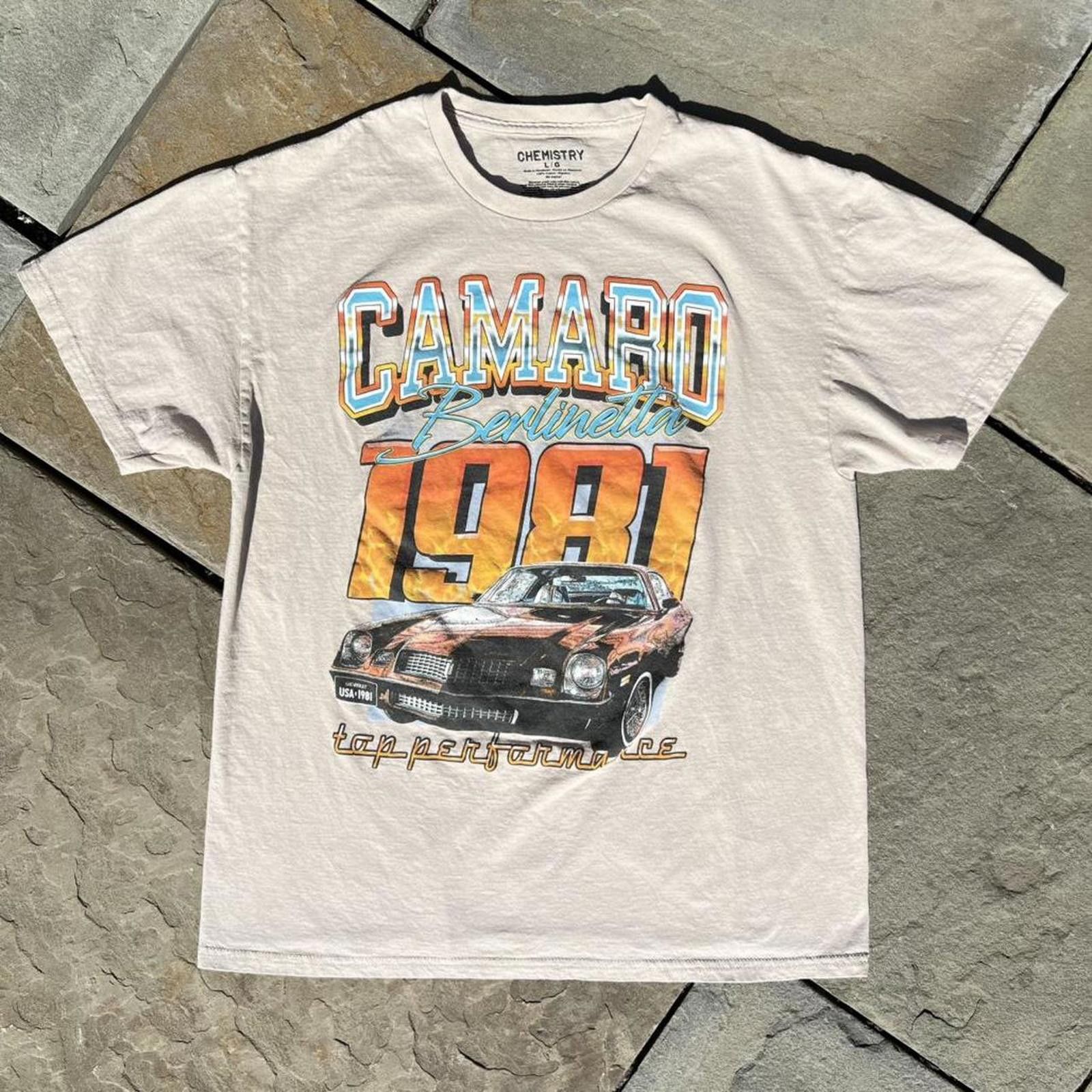 Other GM 1981 Chevy Camaro Berlinetta Tan T-shirt Size US L / EU 52-54 / 3 - 1 Thumbnail