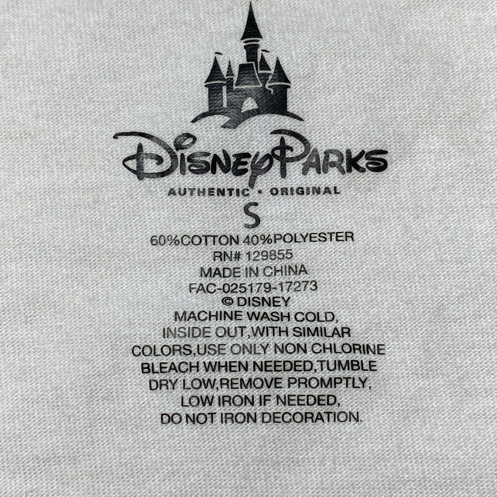 Disney Disney Parks 3/4 Sleeve 'Vacation Mode' Castle Graphic Tee Size US S / EU 44-46 / 1 - 3 Thumbnail