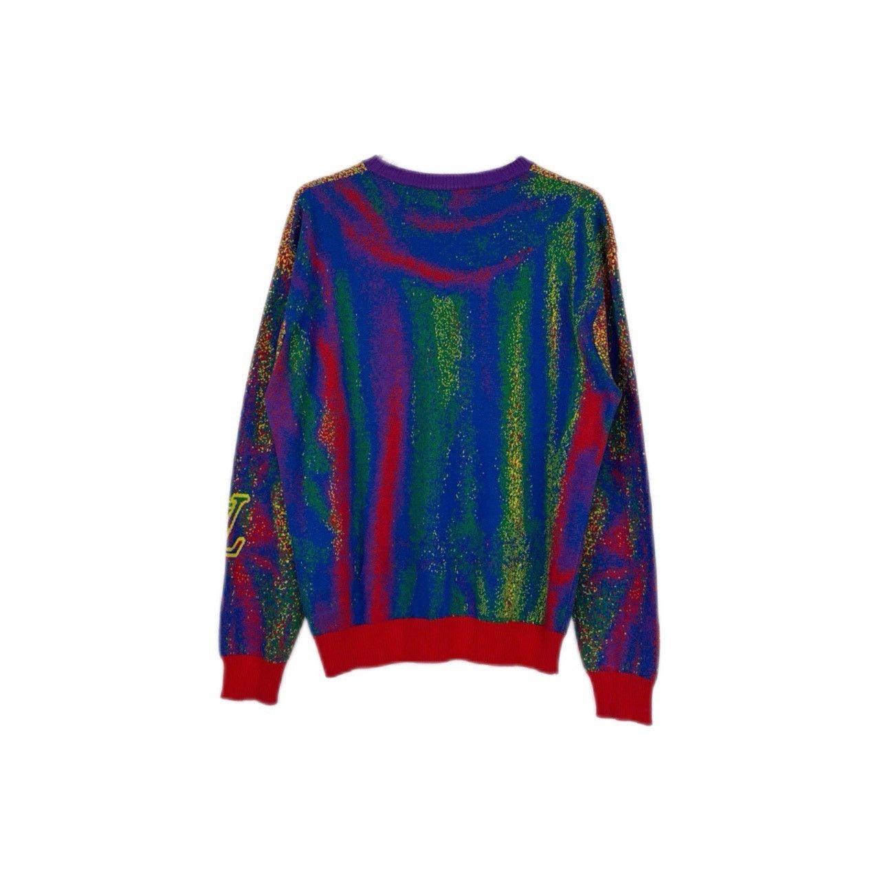 Louis Vuitton Louis Vuitton Colorful Arm Letter Sweater Nextarrow-2412 Size US M / EU 48-50 / 2 - 2 Thumbnail