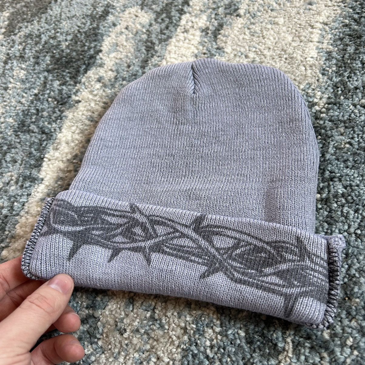 4x1111 DTG CROWN BEANiE thorns halloween grey asphalt anthracite Size ONE SIZE - 3 Thumbnail