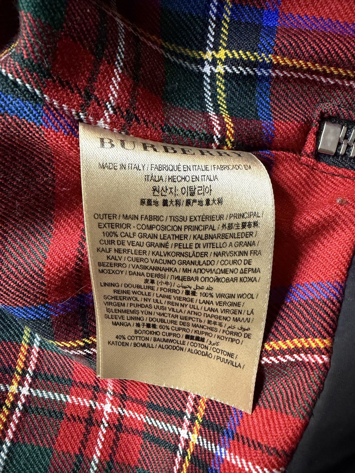Burberry Burberry Black Leather Motorcycle Racer Jacket Sz 46eu Size US S / EU 44-46 / 1 - 8 Thumbnail