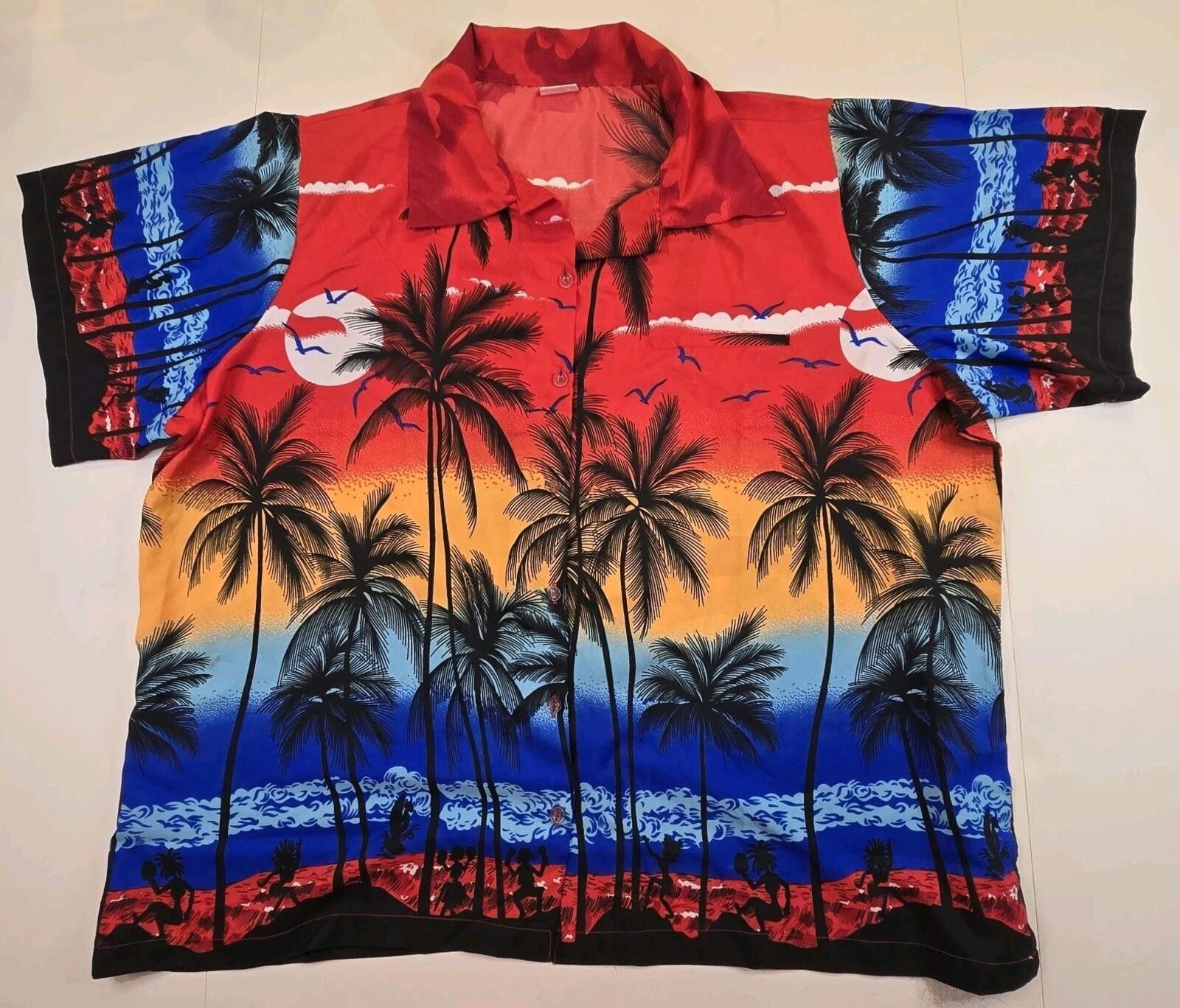Other KING KAMEHA 3XL Palm Trees Hawaii Hawaiian Island Shirt Size US XXL / EU 58 / 5 - 1 Thumbnail