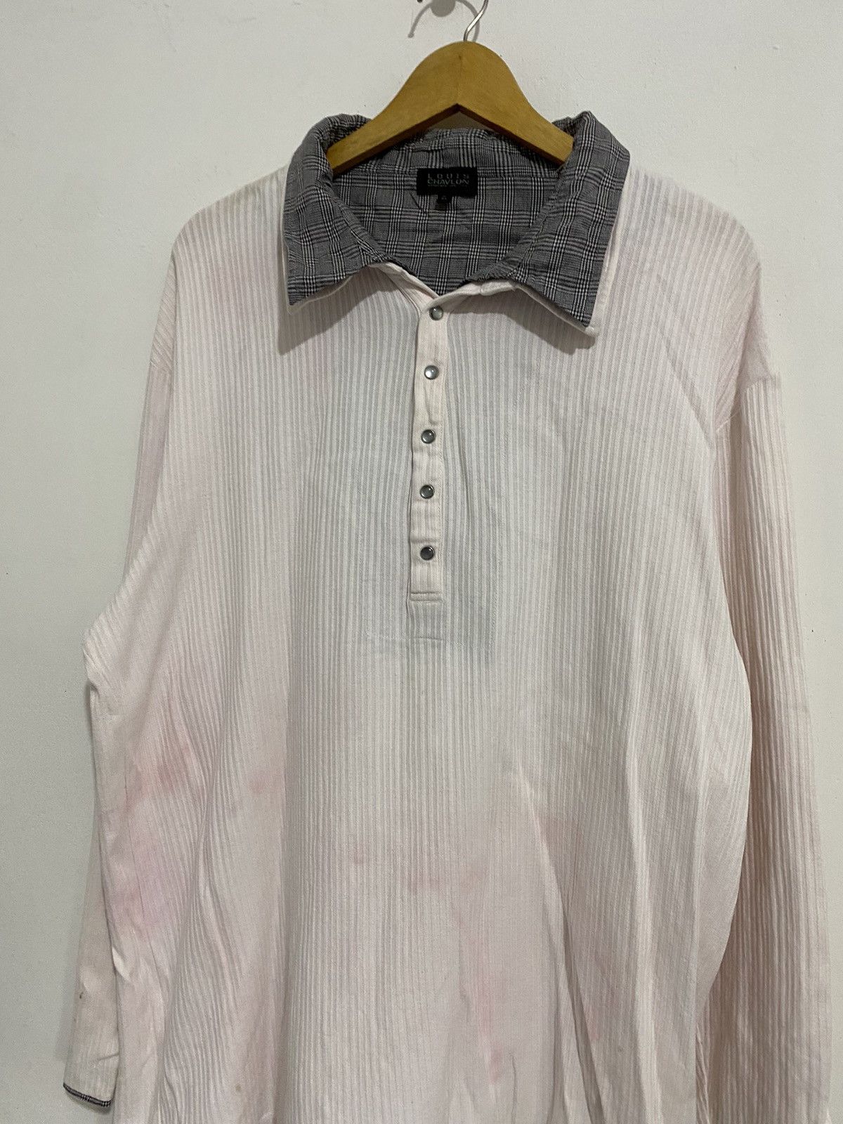 Japanese Brand 🖤BLACKFRIDAY🖤Louis chavlon polo double layer dyed pink Size US L / EU 52-54 / 3 - 2 Thumbnail