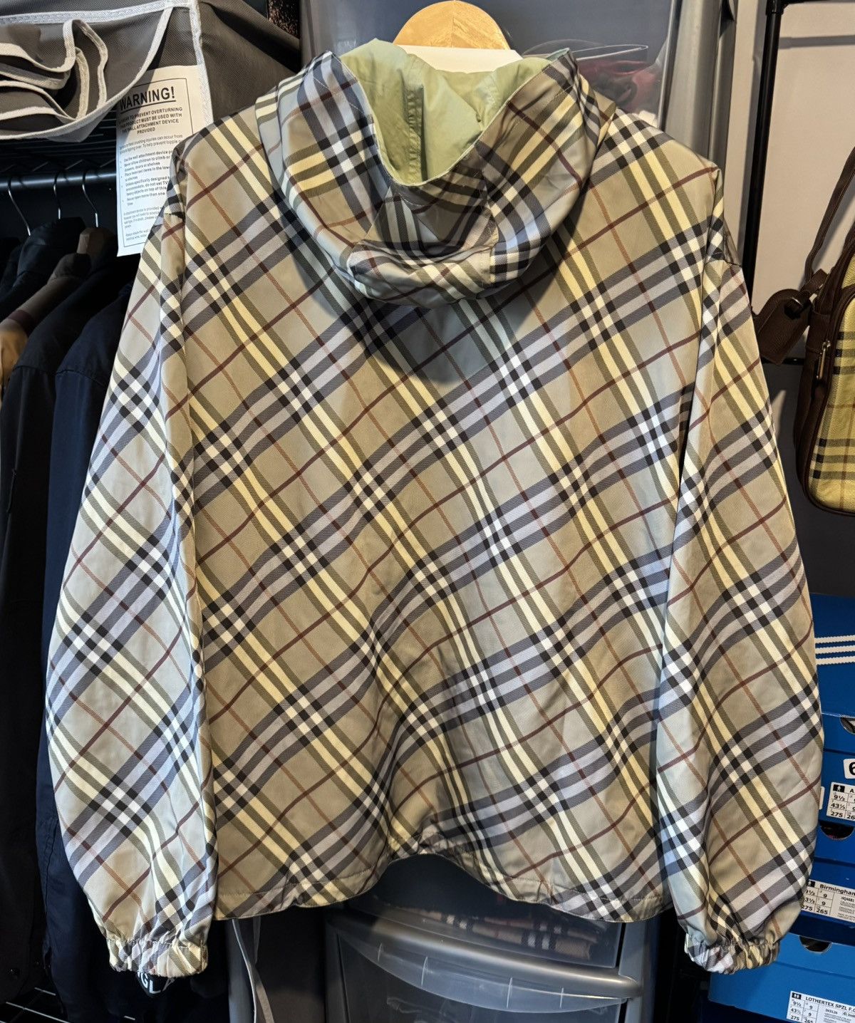 Burberry Burberry Reversible Windbreaker Jacket Size US XL / EU 56 / 4 - 5 Thumbnail