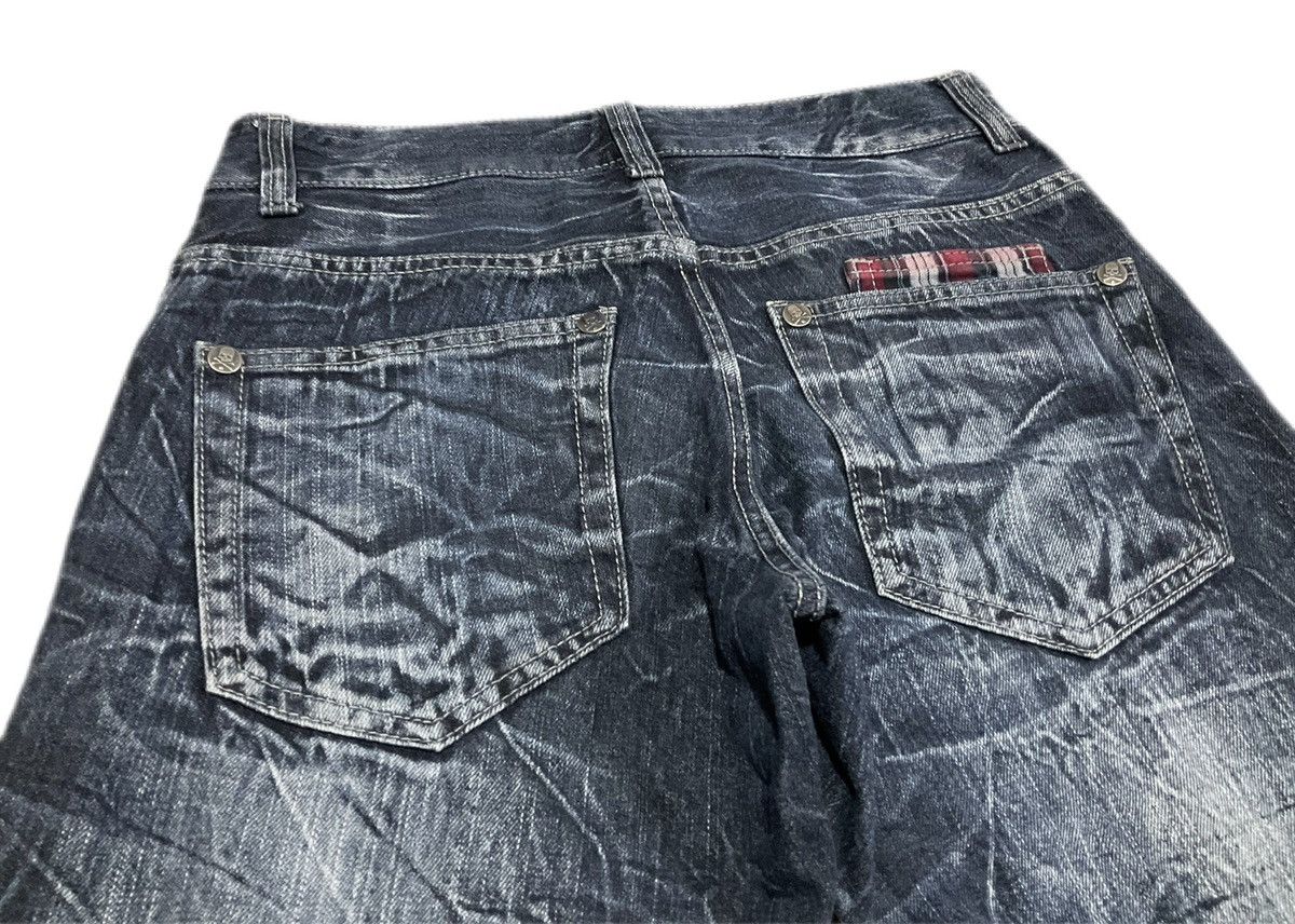 Hysteric Glamour × If Six Was Nine × Japanese Brand 🔥Sick Y2K Wild Life Poem Denim Skull Faded Clawmark Size US 30 / EU 46 - 9 Thumbnail