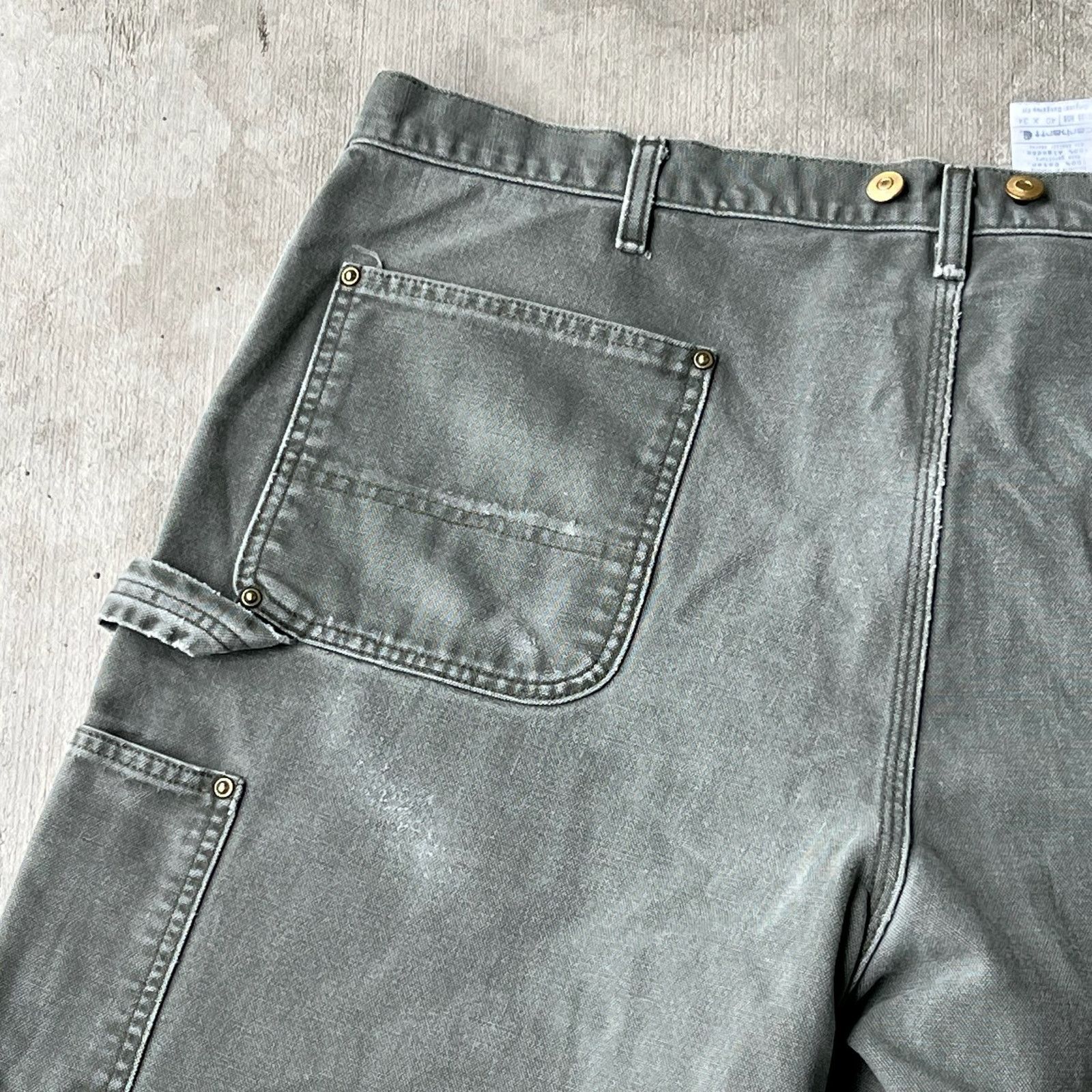 Carhartt × Vintage Carhartt green double knee work wear carpenter pants Size US 39 - 11 Thumbnail
