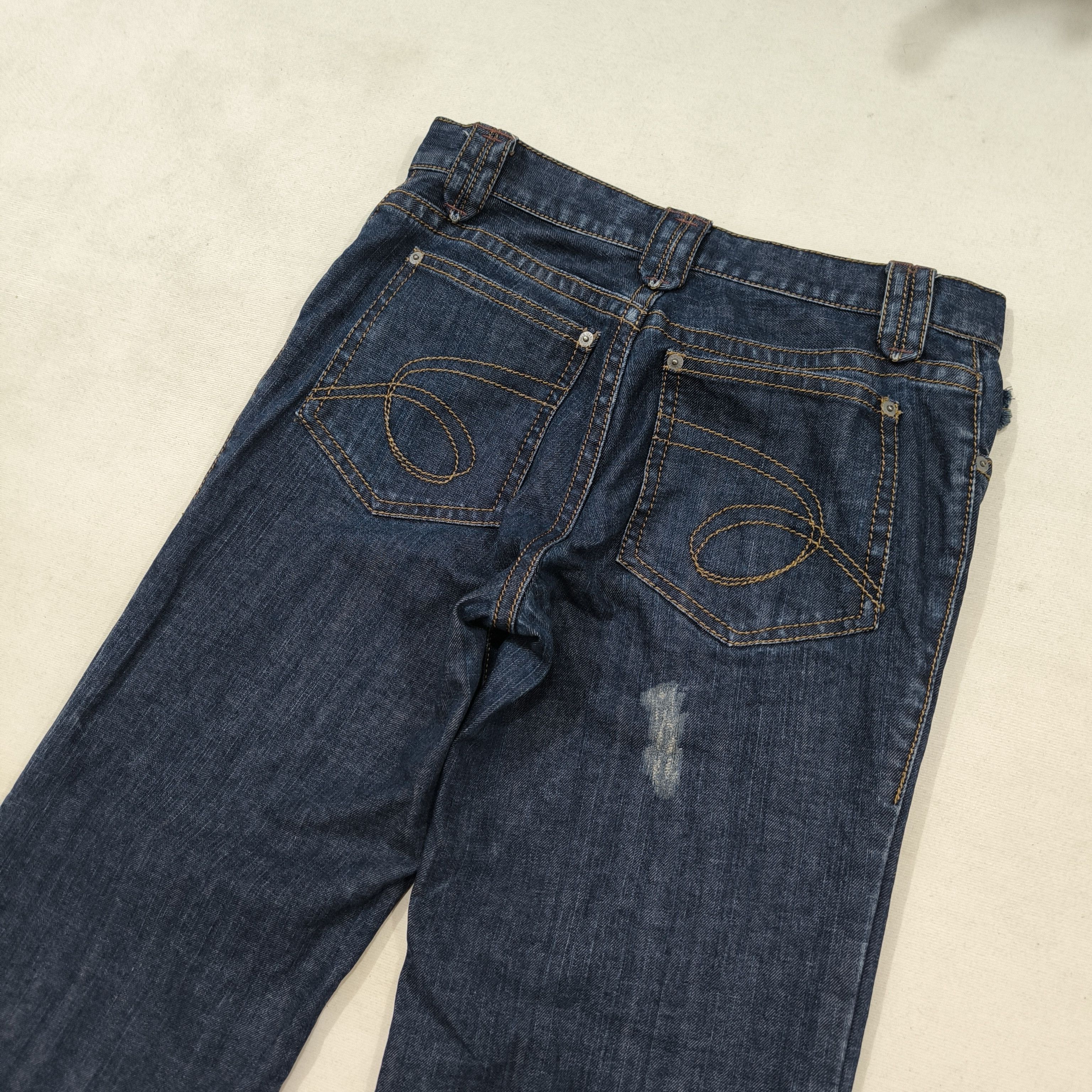 If Six Was Nine × Japanese Brand × Le Grande Bleu (L.G.B.) Big sized bootcut jeans / japanese baggy style Size US 32 / EU 48 - 6 Thumbnail