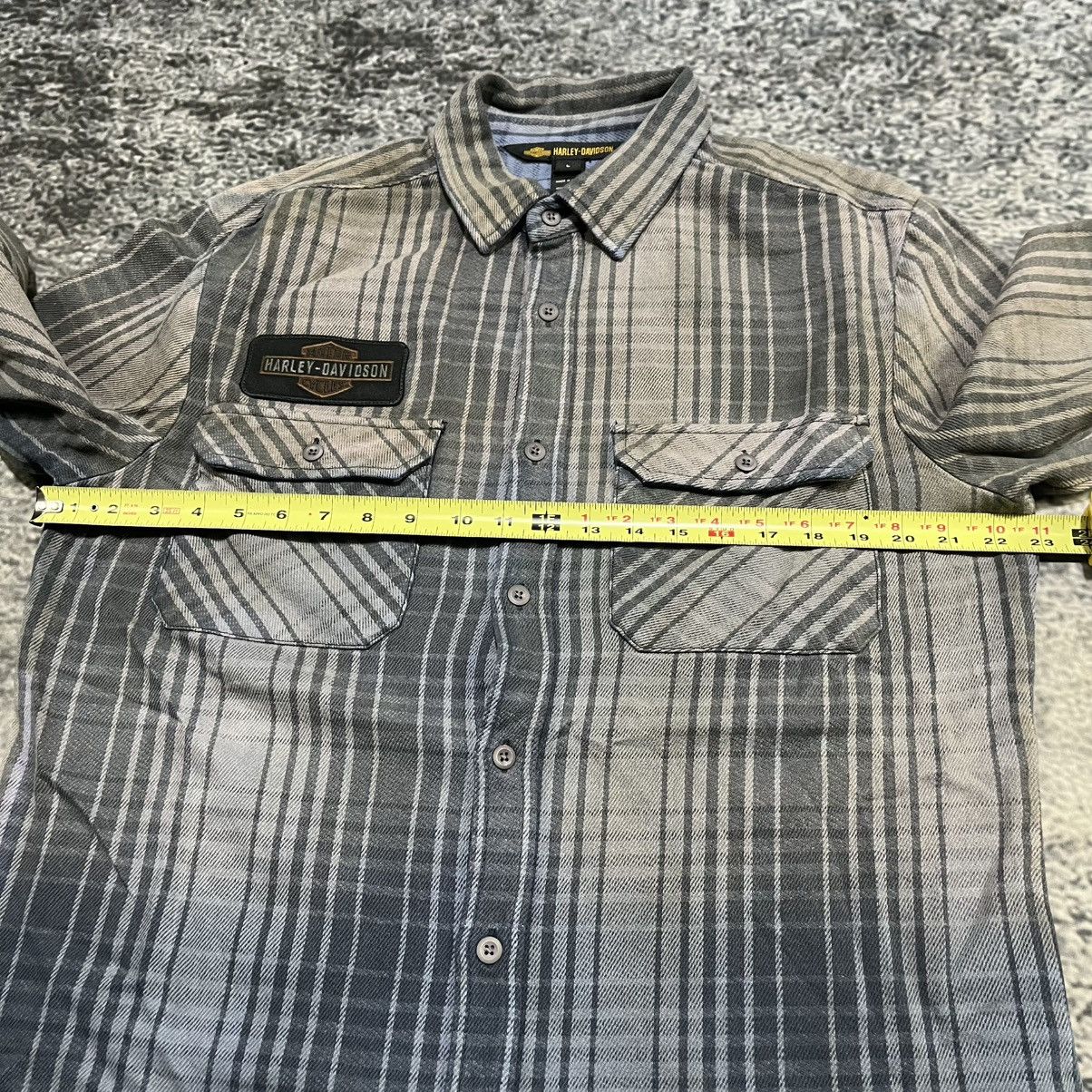 Harley Davidson Vintage Harley Davidson Schematic Plaid Button Up Longsleeve Size US L / EU 52-54 / 3 - 8 Thumbnail