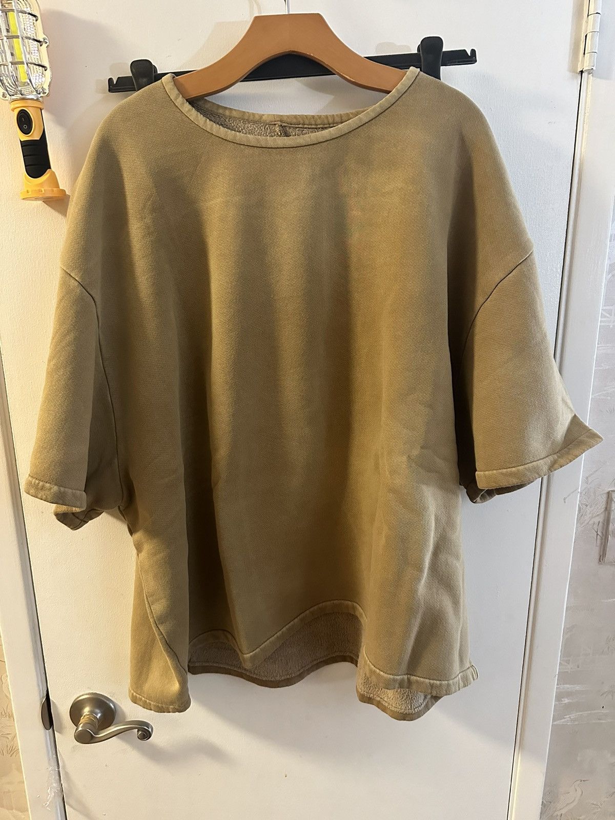 新品YZY GAP FLEECE YOKE TEE BACK SIZE S Fleece Yoke Tee Back - Yeezy Gap - 3 Colors Available