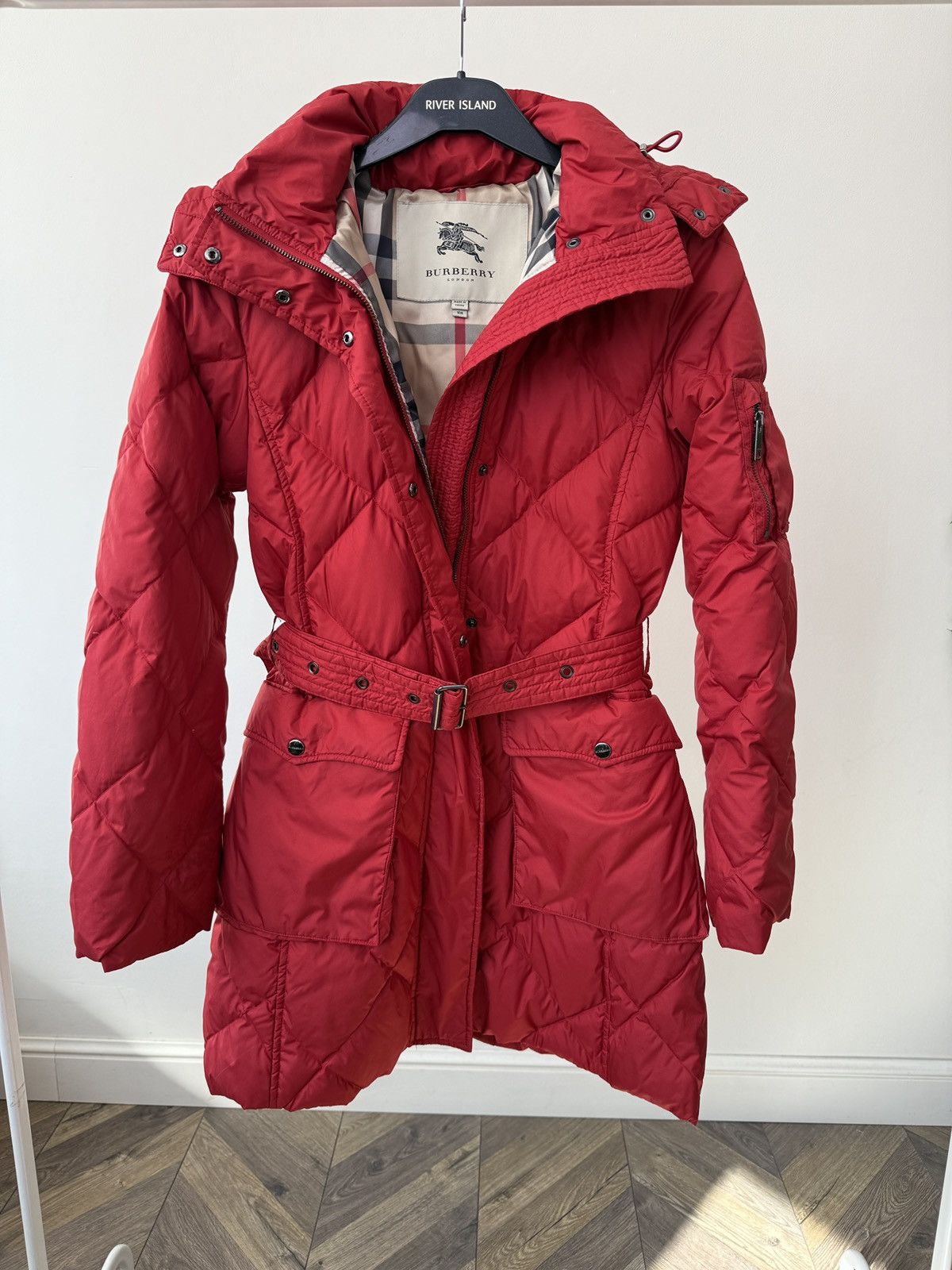 Burberry Vintage Burberry Belted Puffer Jacket Nova Check Women Size XS / US 0-2 / IT 36-38 - 1 Thumbnail