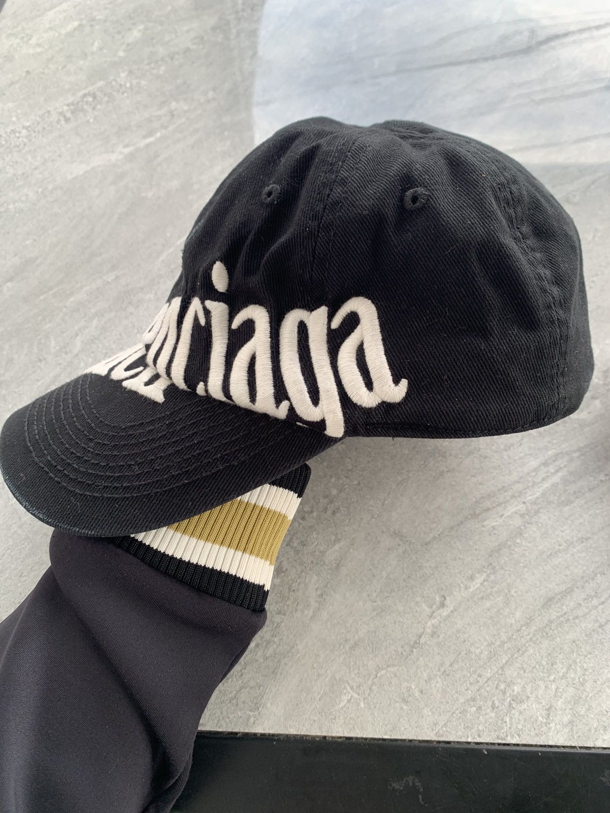 Balenciaga Balenciaga Diagonal Logo Baseball Cap Size ONE SIZE - 5 Thumbnail