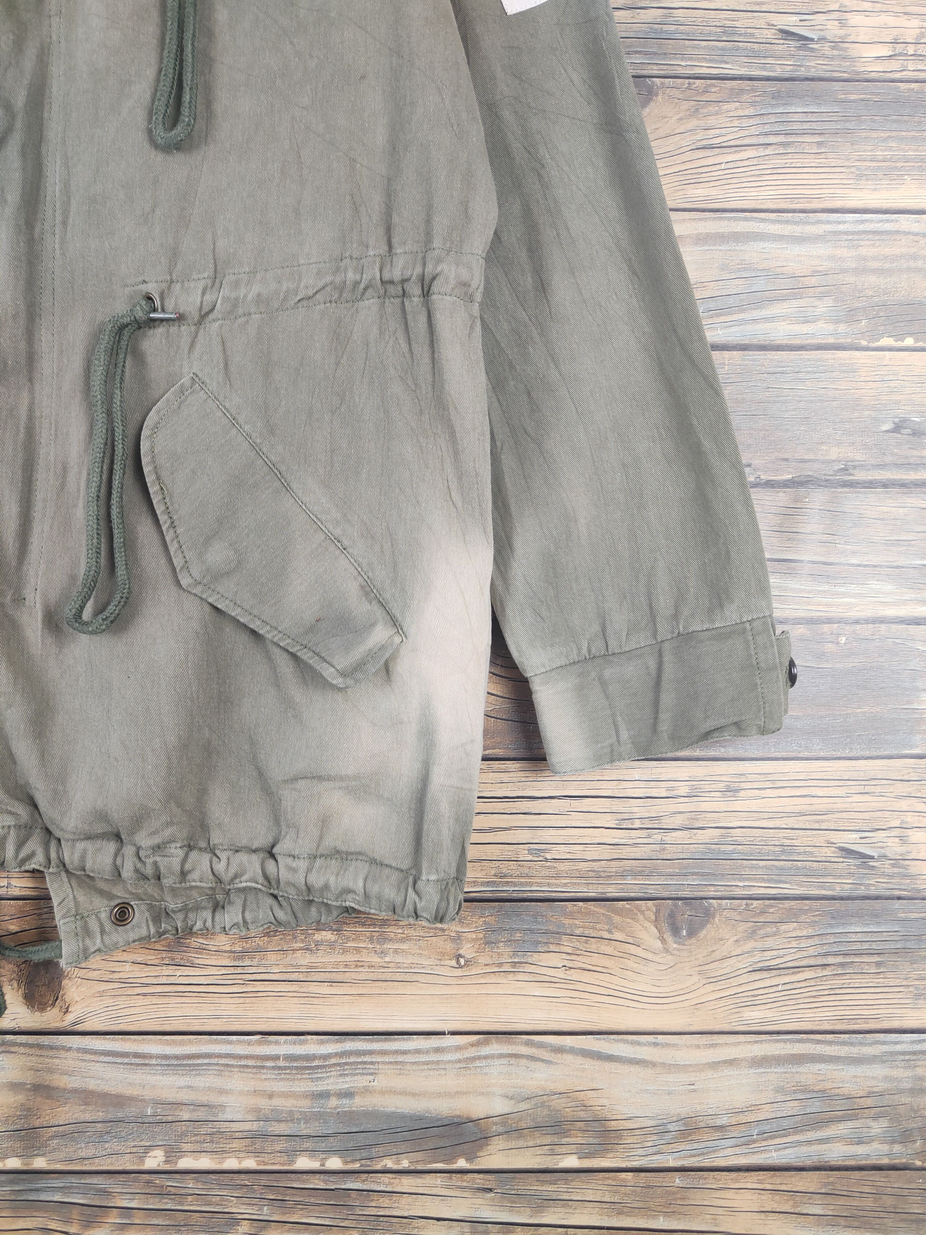 Japanese Brand × Vintage Vintage Langrit Olive Faded Hoodie Jackets Size US L / EU 52-54 / 3 - 9 Thumbnail