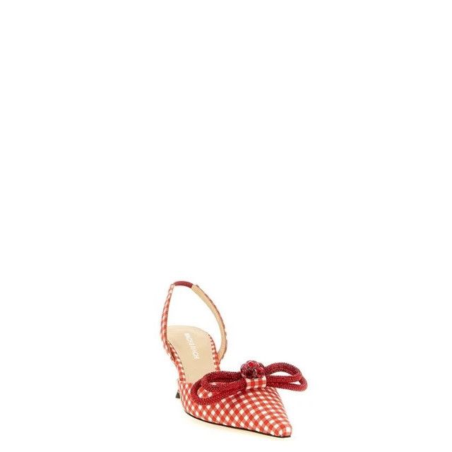 MACH & MACH MACH & MACH Double Bow Red Slingback 65mm Pumps New & Authen Size US 7.5 / IT 37.5 - 2 Thumbnail