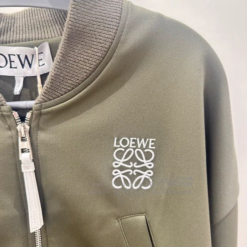 Loewe Loewe Military Green Short Bomber Jacket Size M / US 6-8 / IT 42-44 - 3 Thumbnail