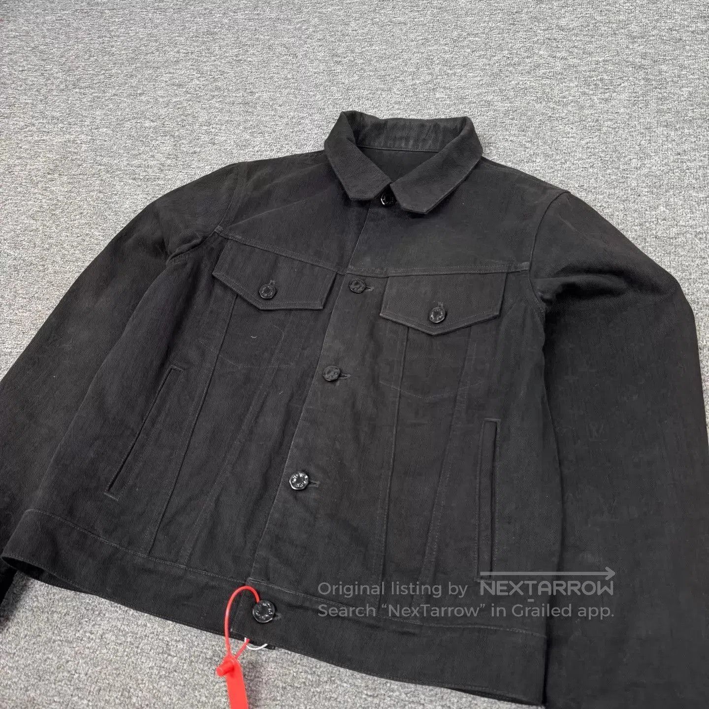 Louis Vuitton Black Denim Jacket - Size S. Size US S / EU 44-46 / 1 - 3 Thumbnail