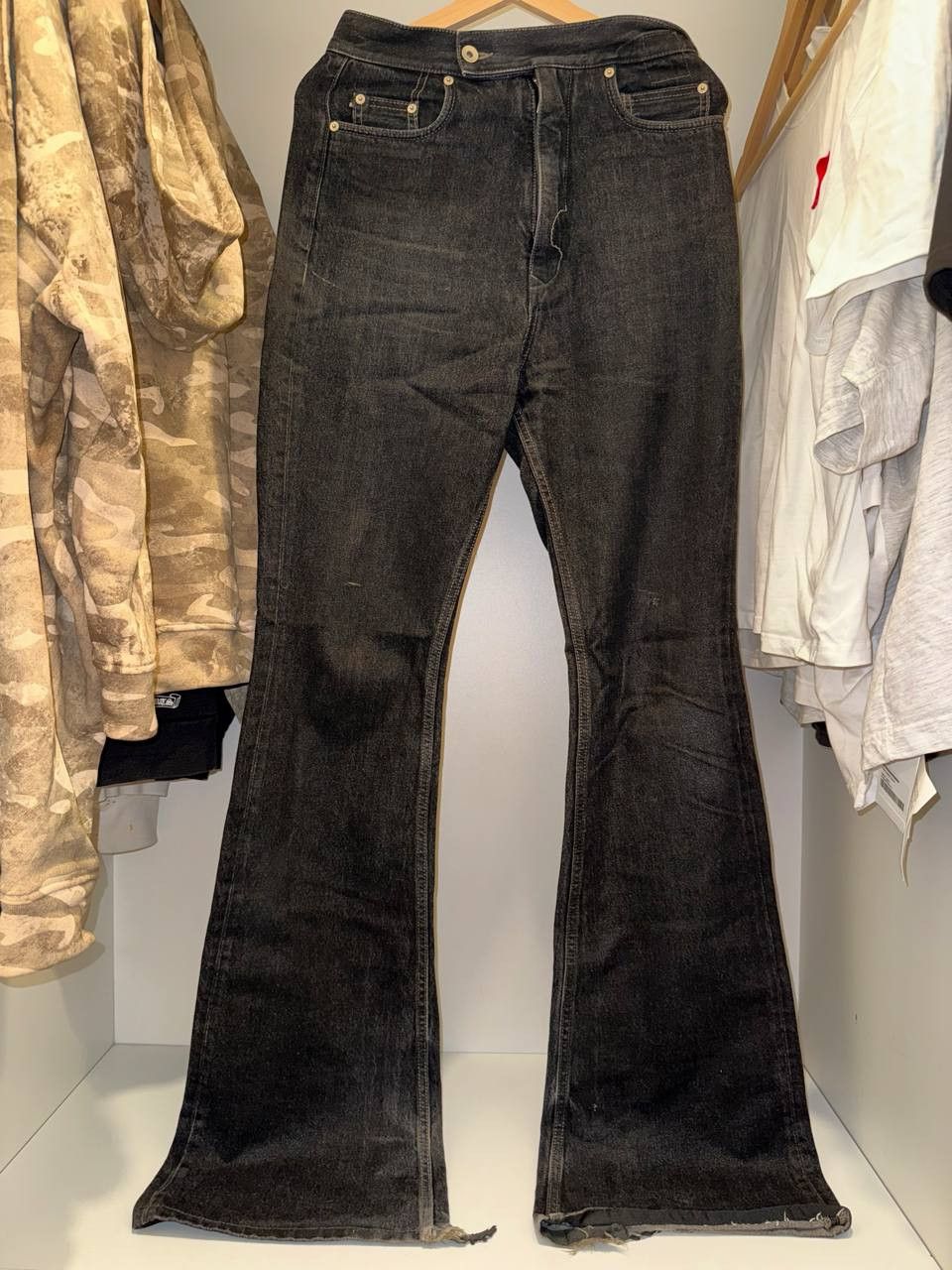 Rick Owens × Rick Owens Drkshdw Rick Owens DRKSHDW Waxed Bolan