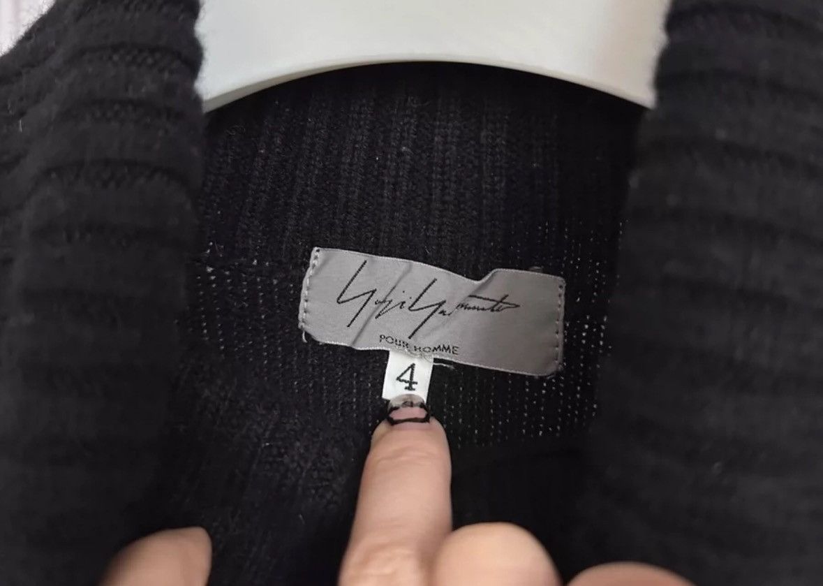 Yohji Yamamoto AW09 paint tub turtleneck sweater Size US XL / EU 56 / 4 - 3 Thumbnail